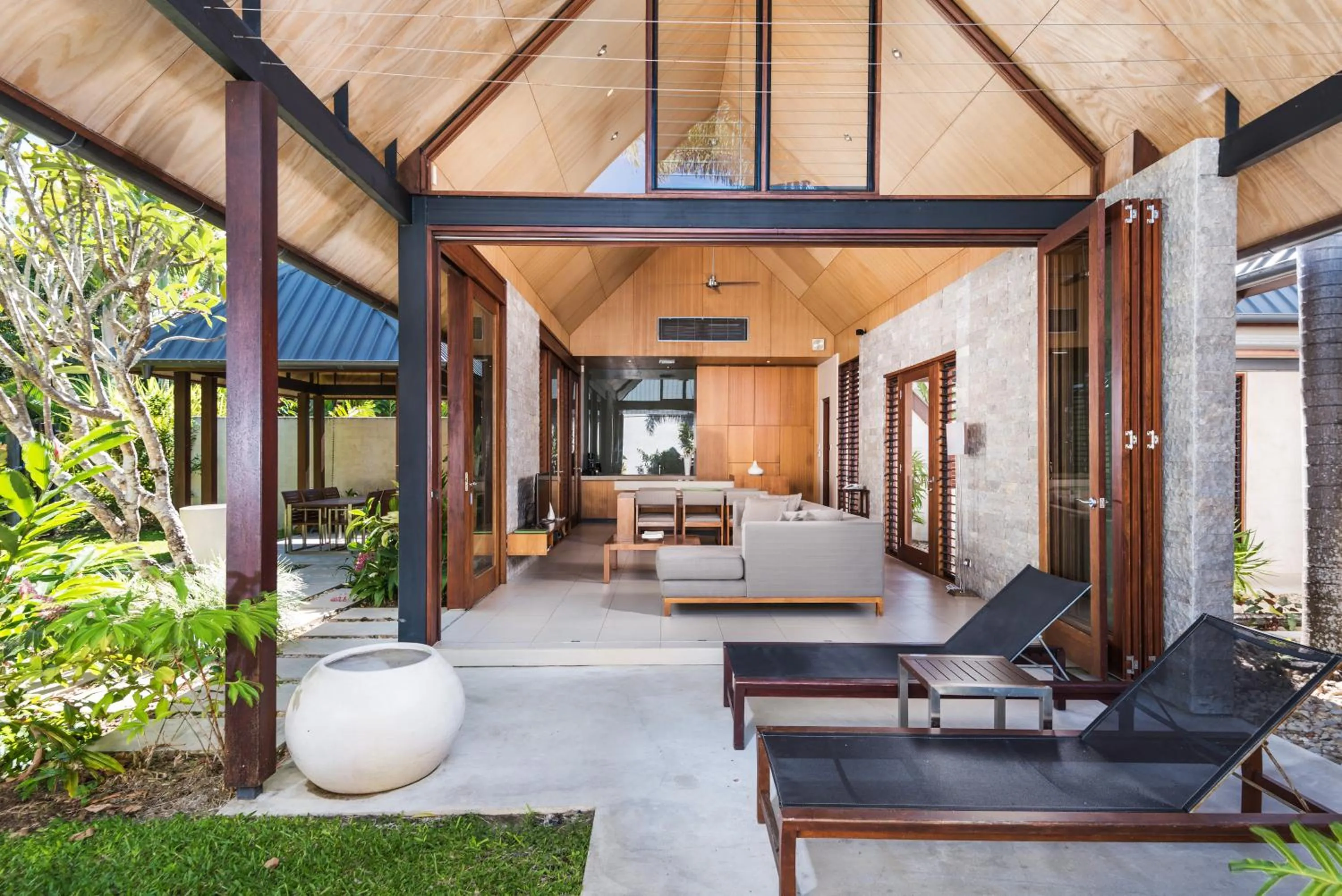 Patio in Niramaya Villas and Spa