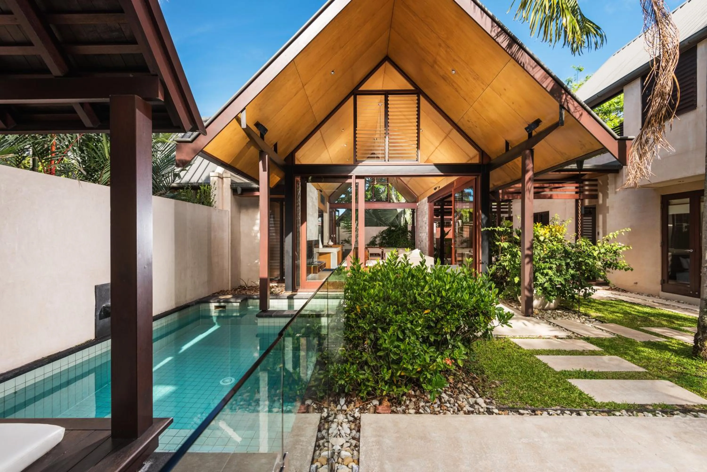 Seating area in Niramaya Villas and Spa