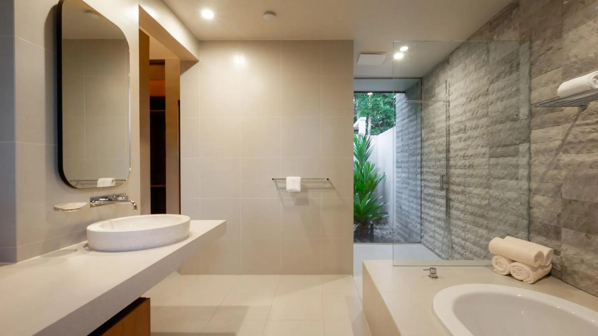 Bathroom in Niramaya Villas and Spa