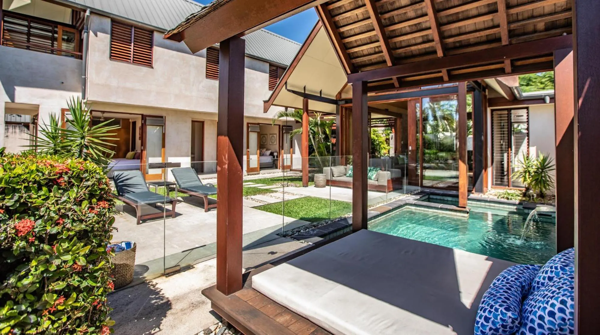 Patio in Niramaya Villas and Spa
