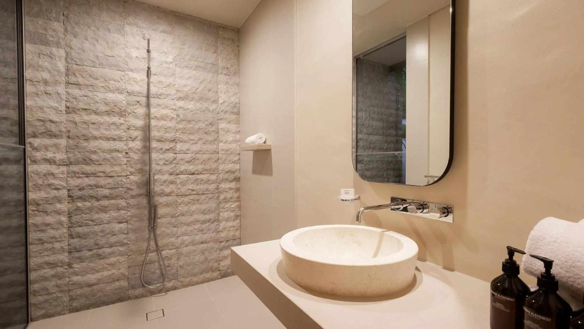 Bathroom in Niramaya Villas and Spa