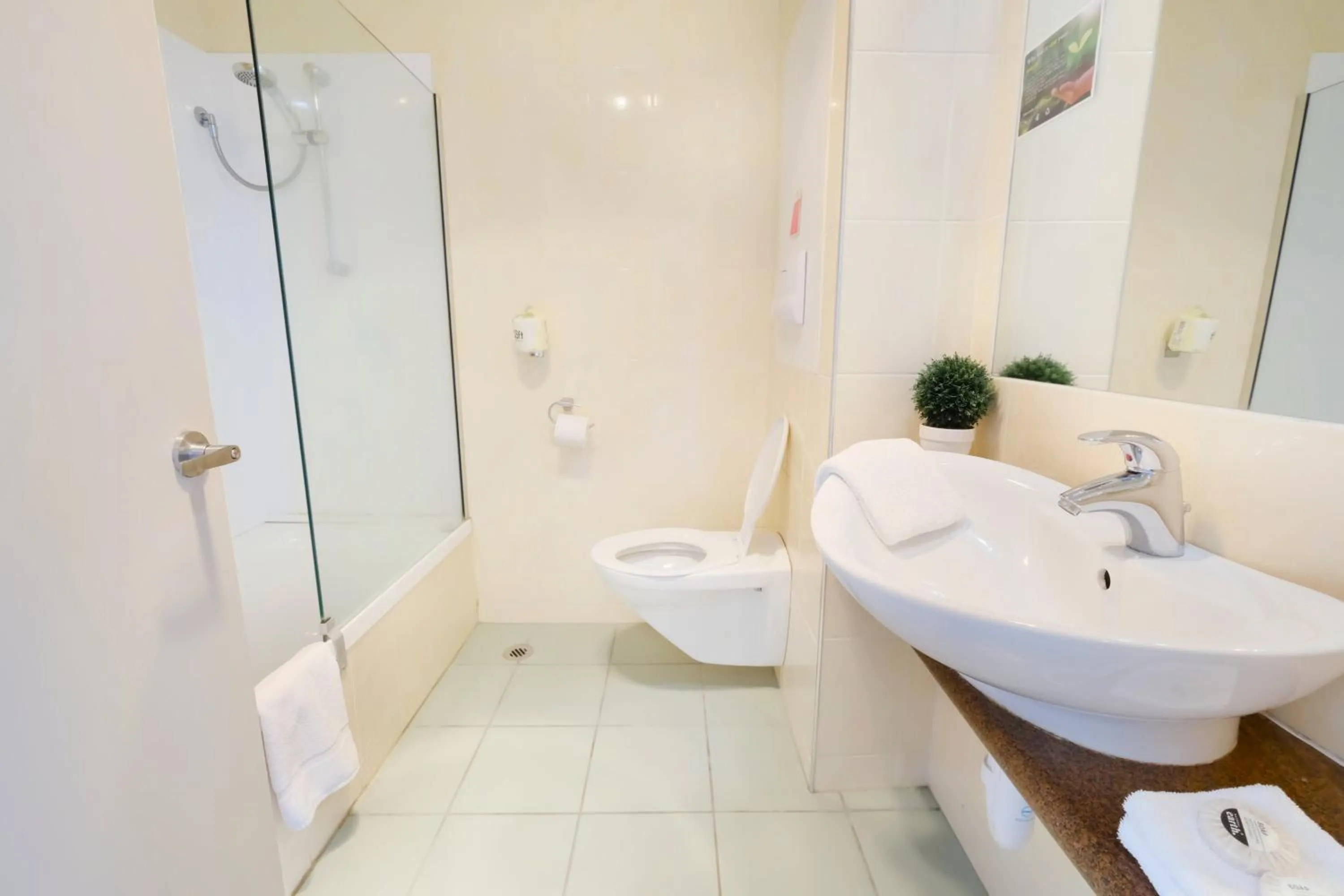 Bathroom in The Garden Hotel