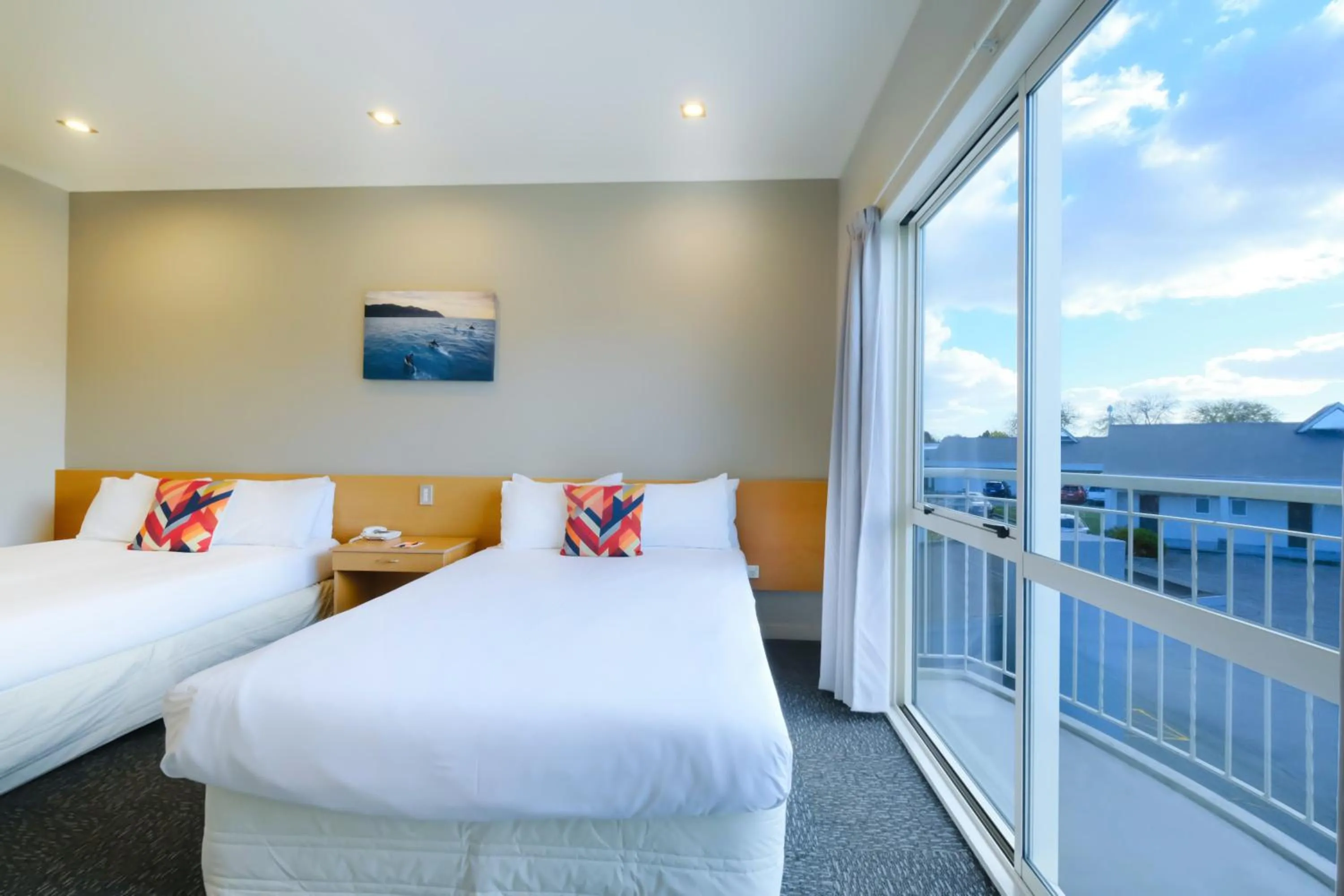 Bed in The Garden Hotel