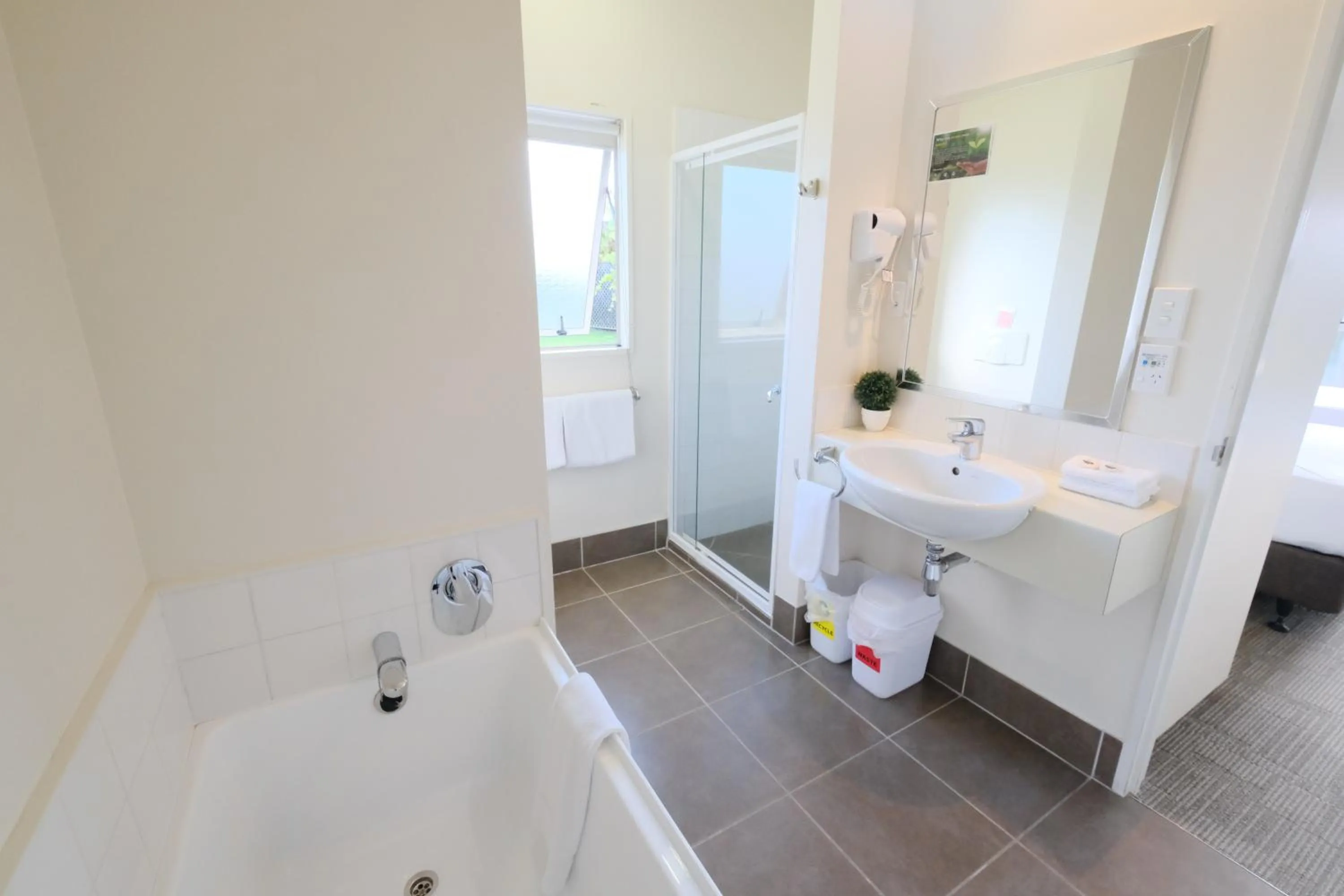 Bathroom in The Garden Hotel