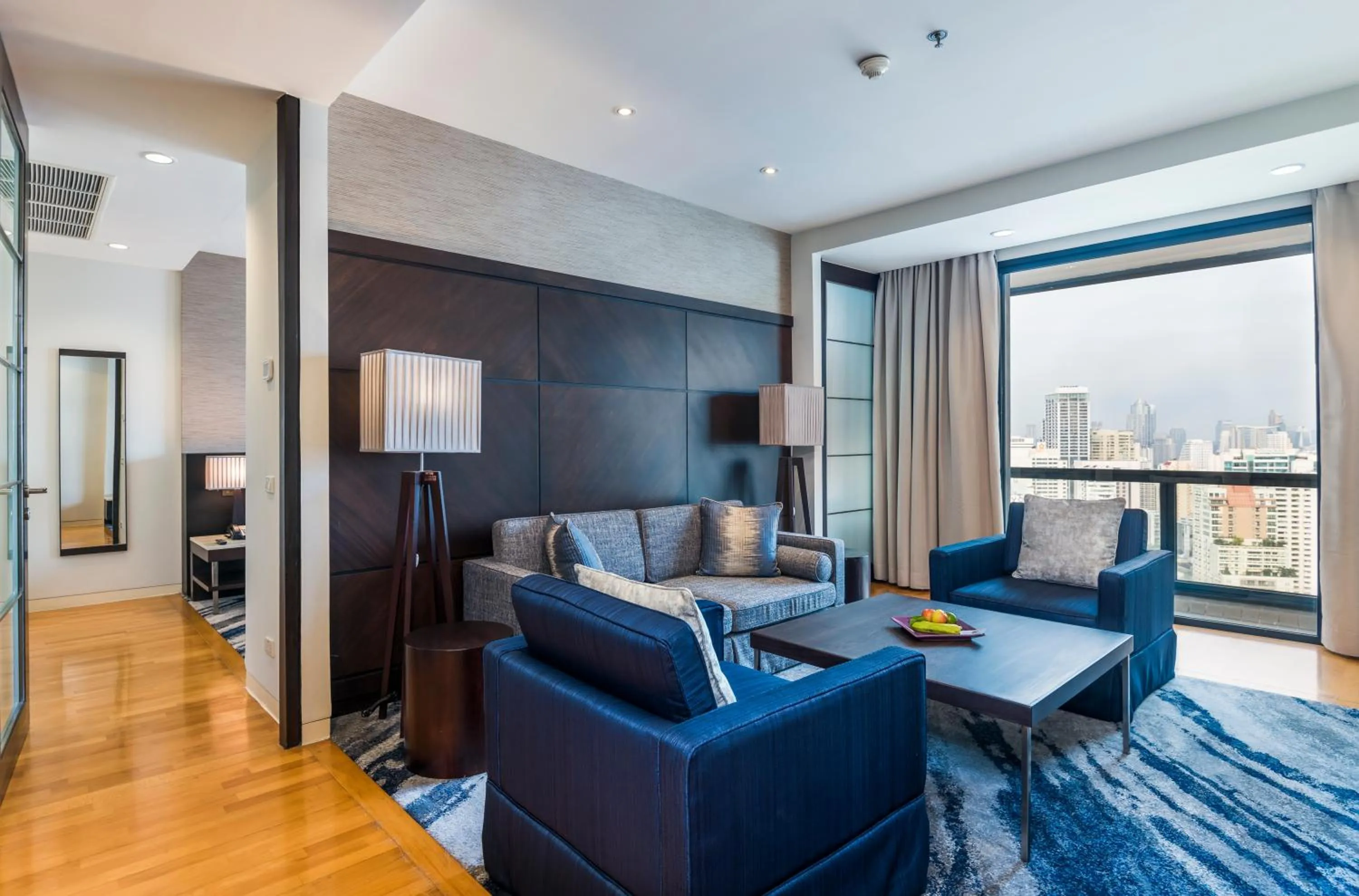 Living room in Emporium Suites by Chatrium