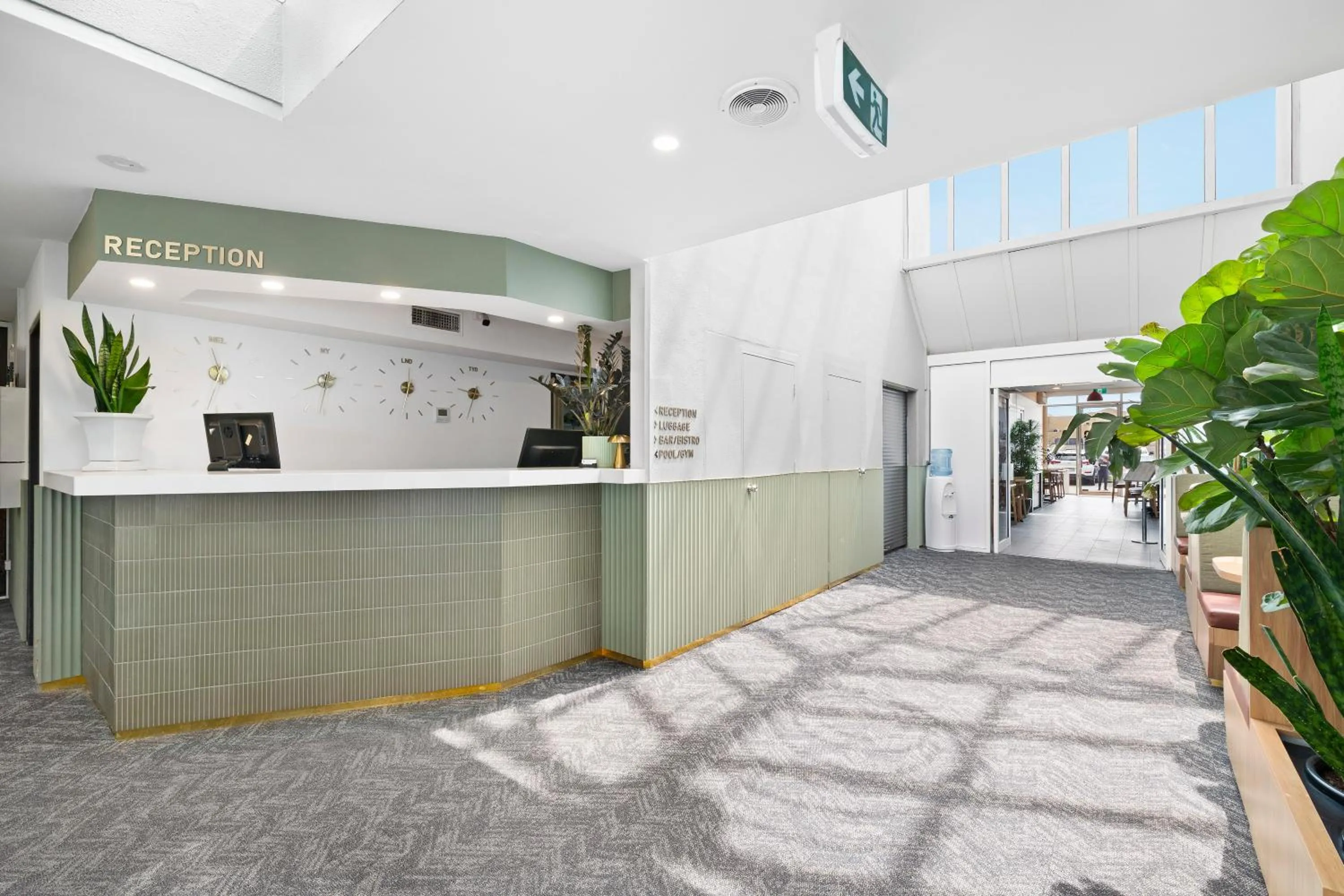 Lobby or reception in Ciloms Airport Lodge Melbourne Airport