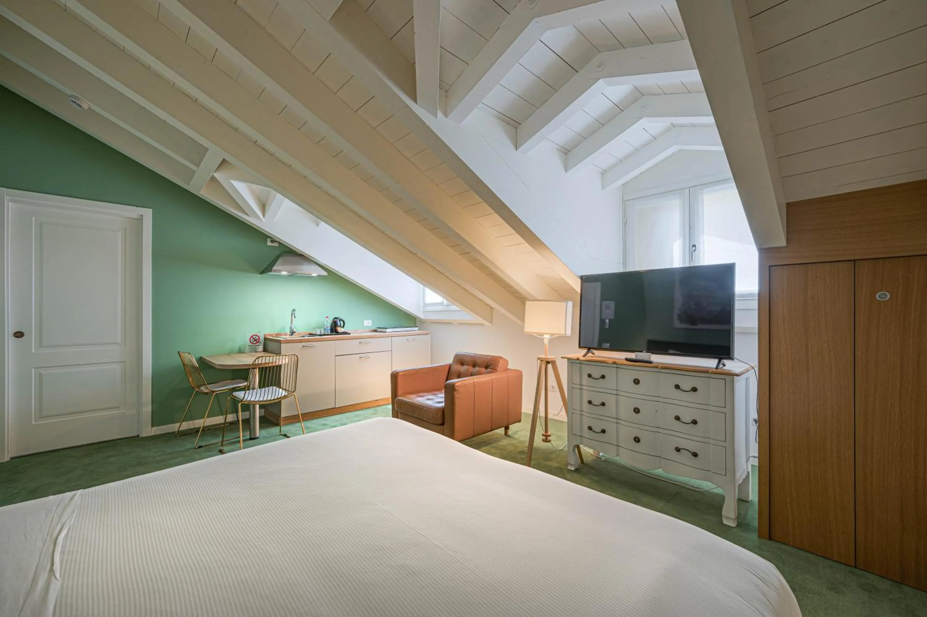 Bed in Antica Locanda Leonardo