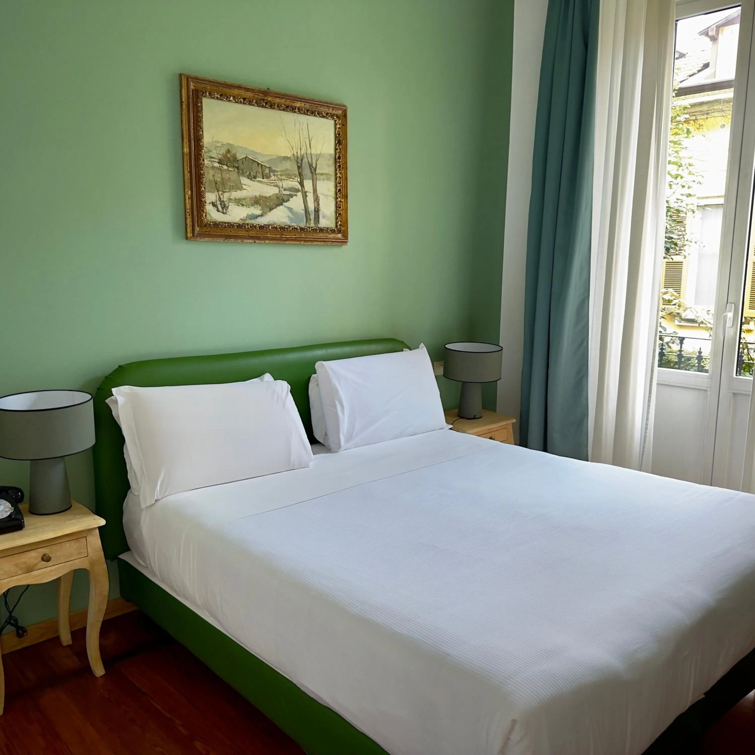 Bed in Antica Locanda Leonardo