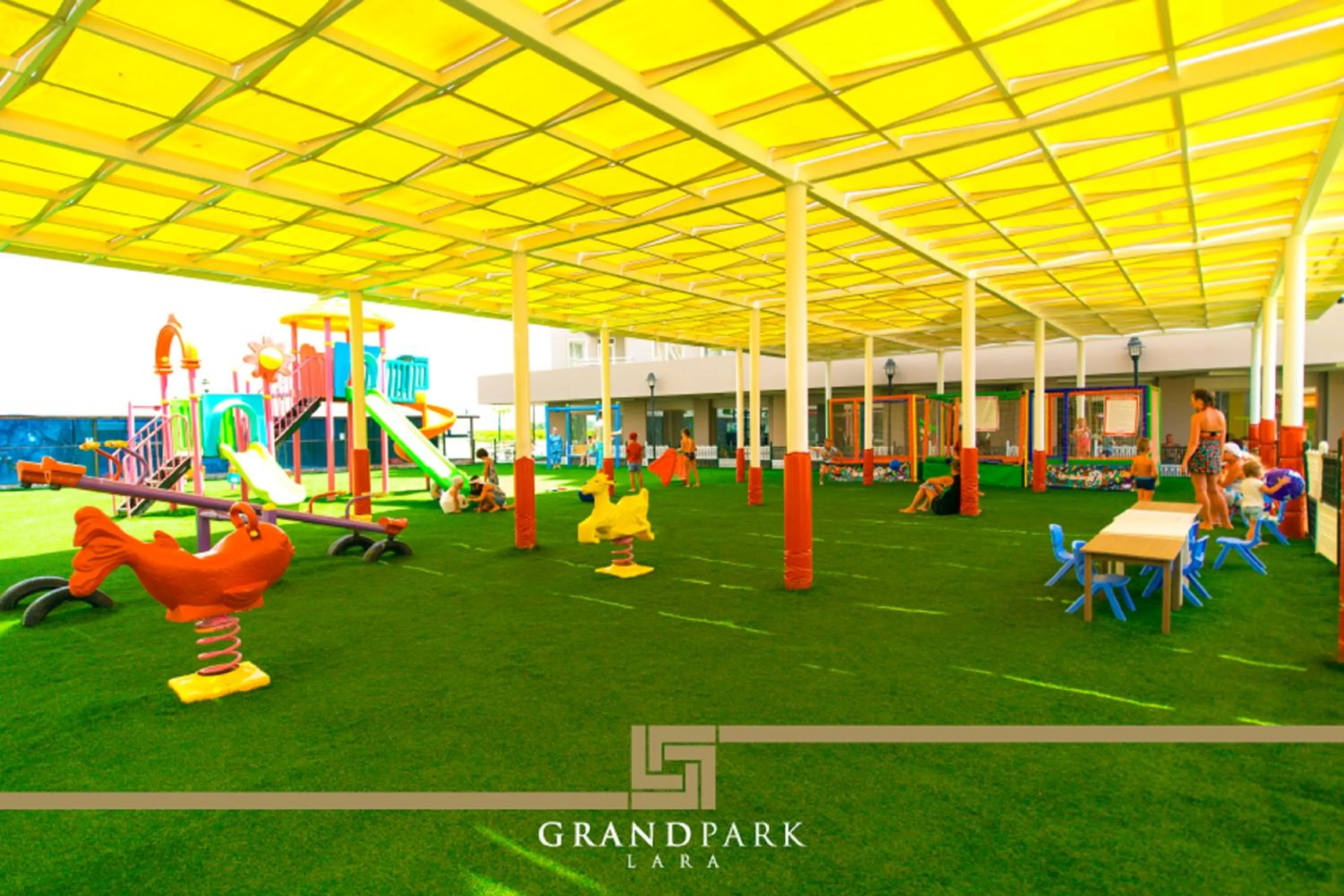 Children play ground in Grand Park Lara Hotel