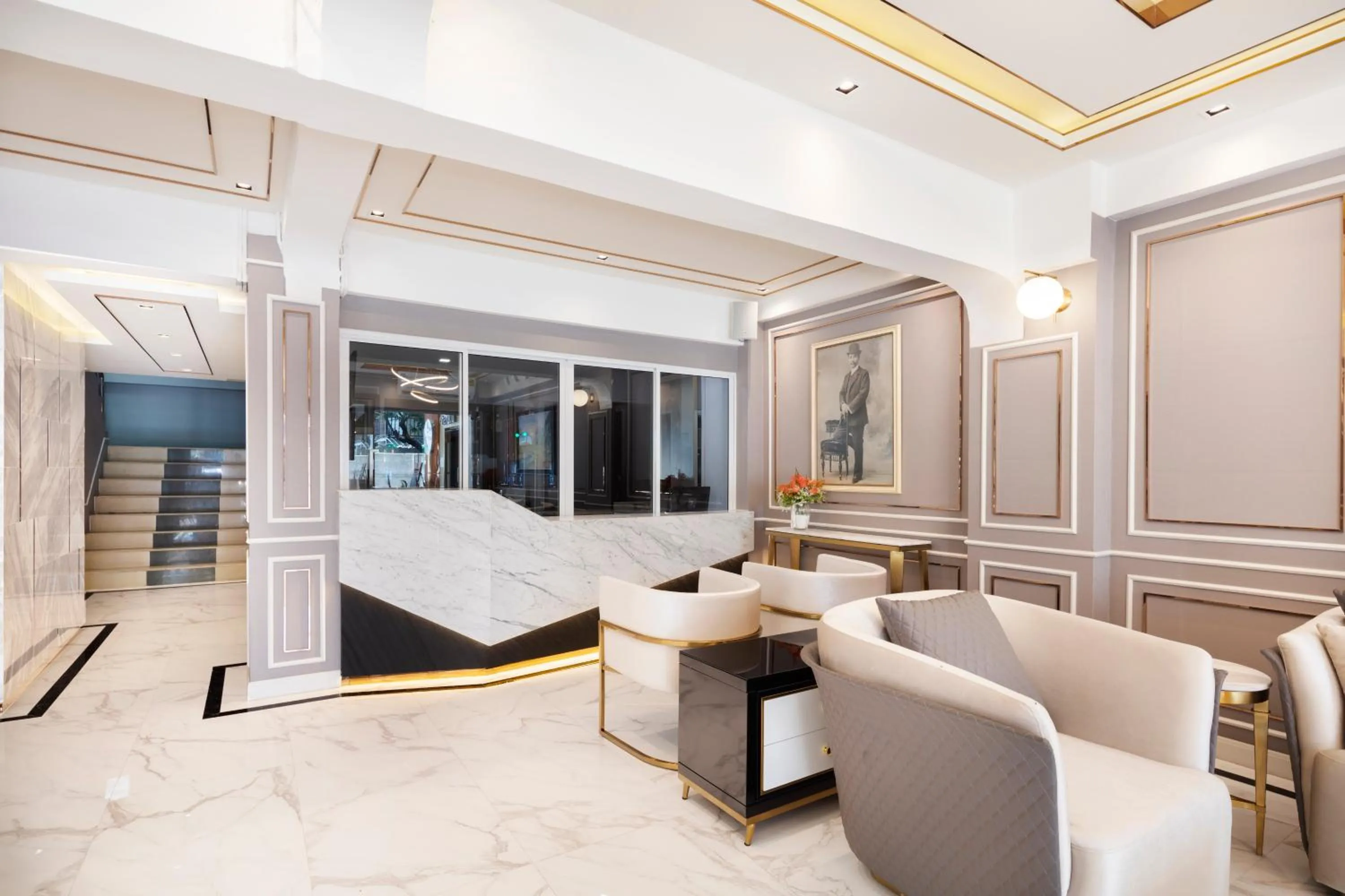 Lobby or reception in Penyos Service Apartment