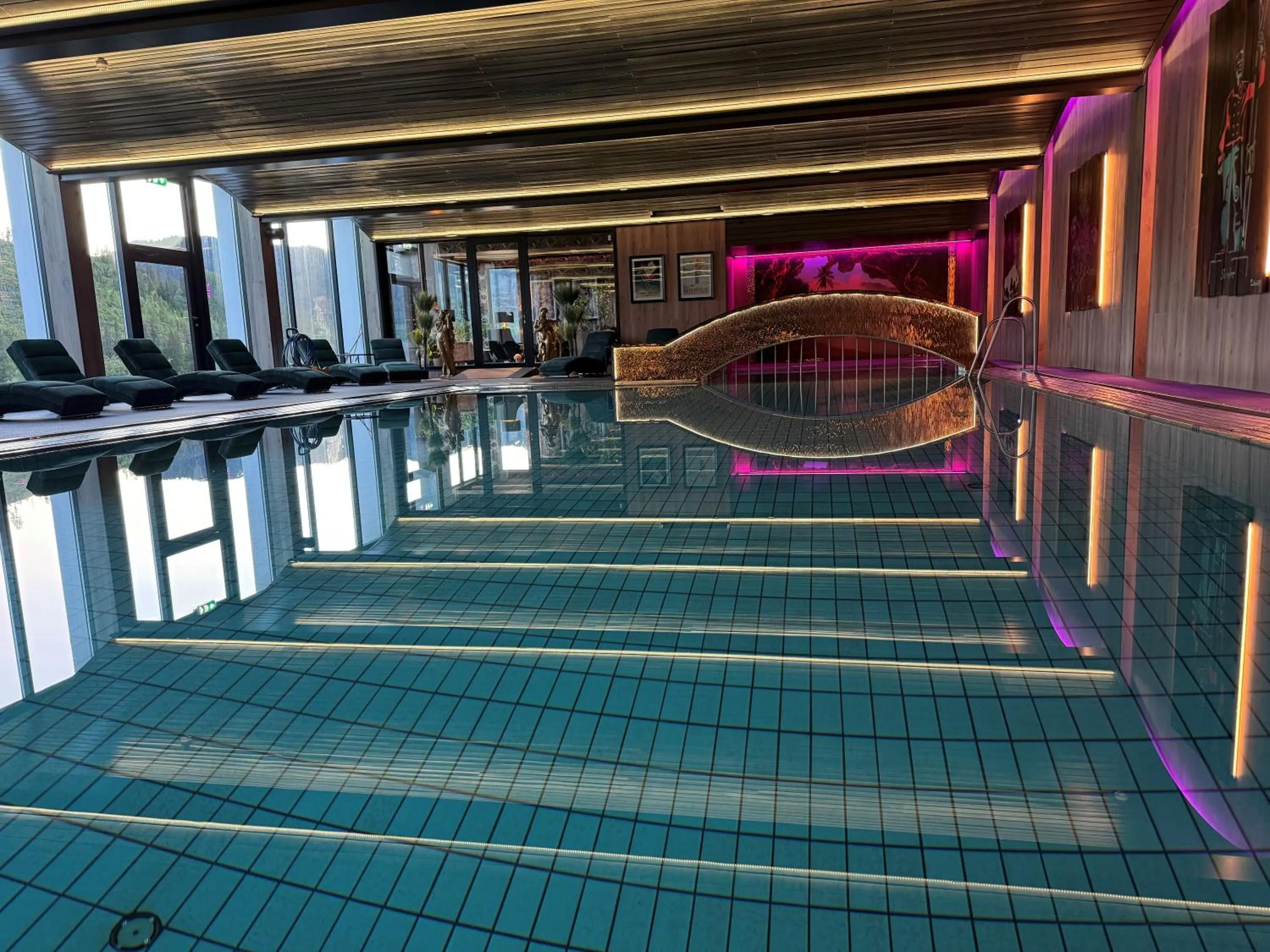Swimming pool in Morgedal Hotel Spa & Resort - Unike Hoteller