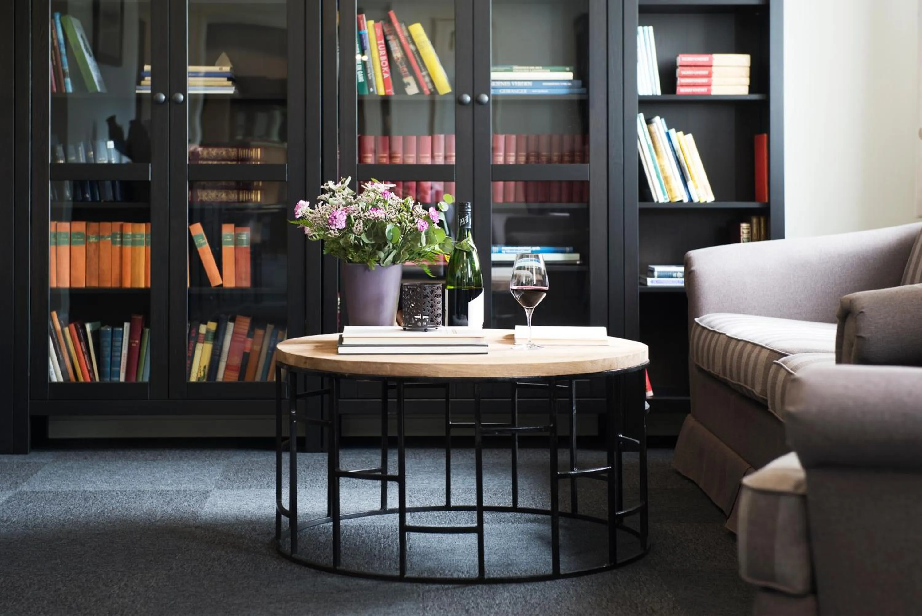 Library in Morgedal Hotel Spa & Resort - Unike Hoteller