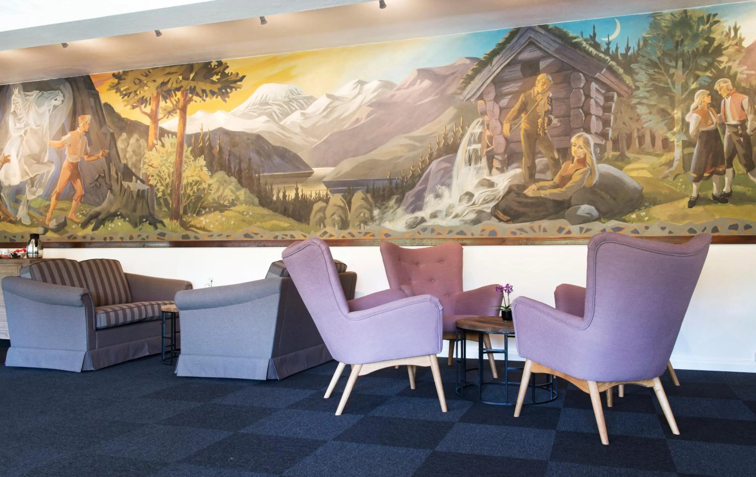 Lounge or bar in Morgedal Hotel Spa & Resort - Unike Hoteller