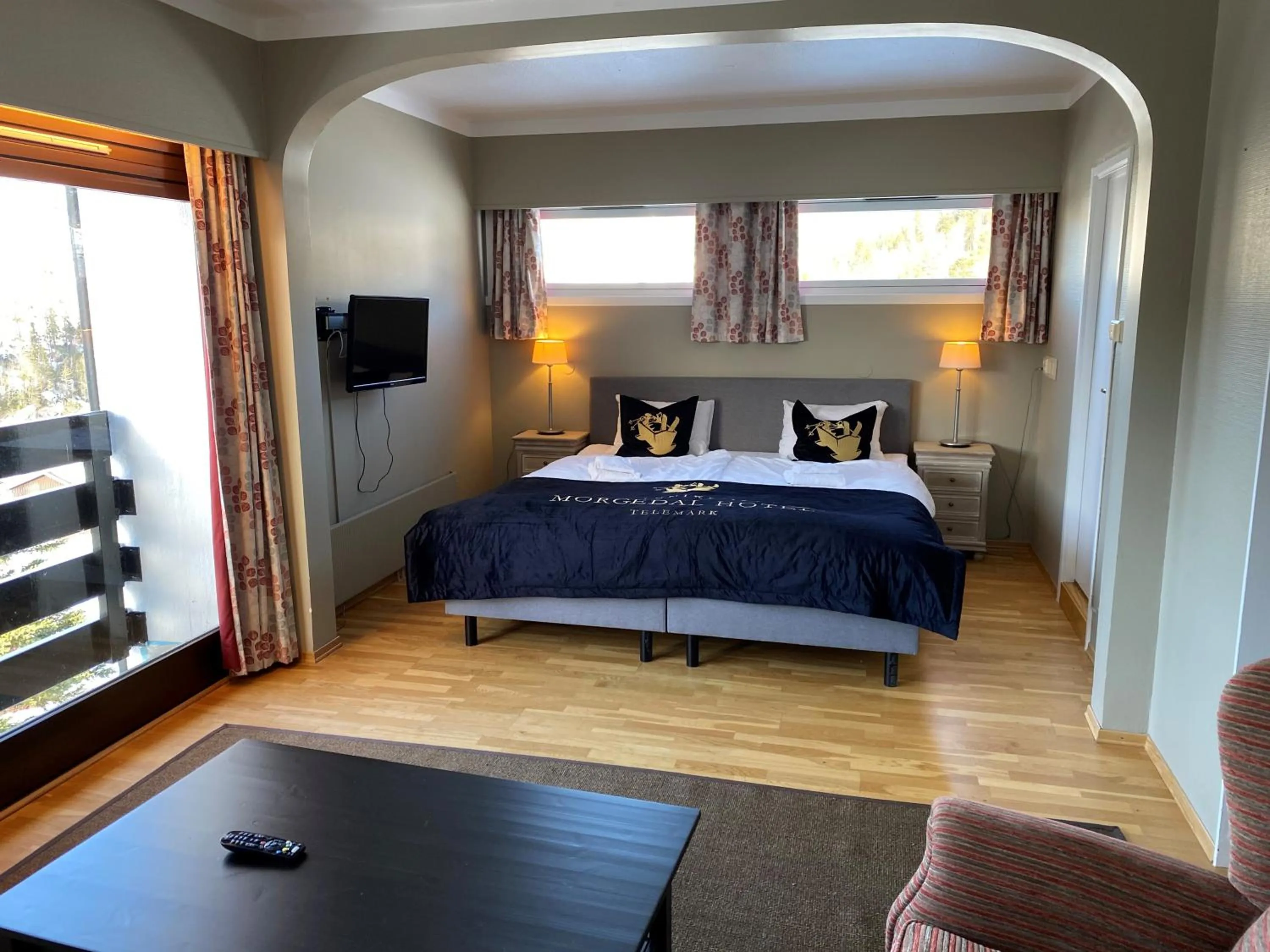 Bedroom, Bed in Morgedal Hotel Spa & Resort - Unike Hoteller