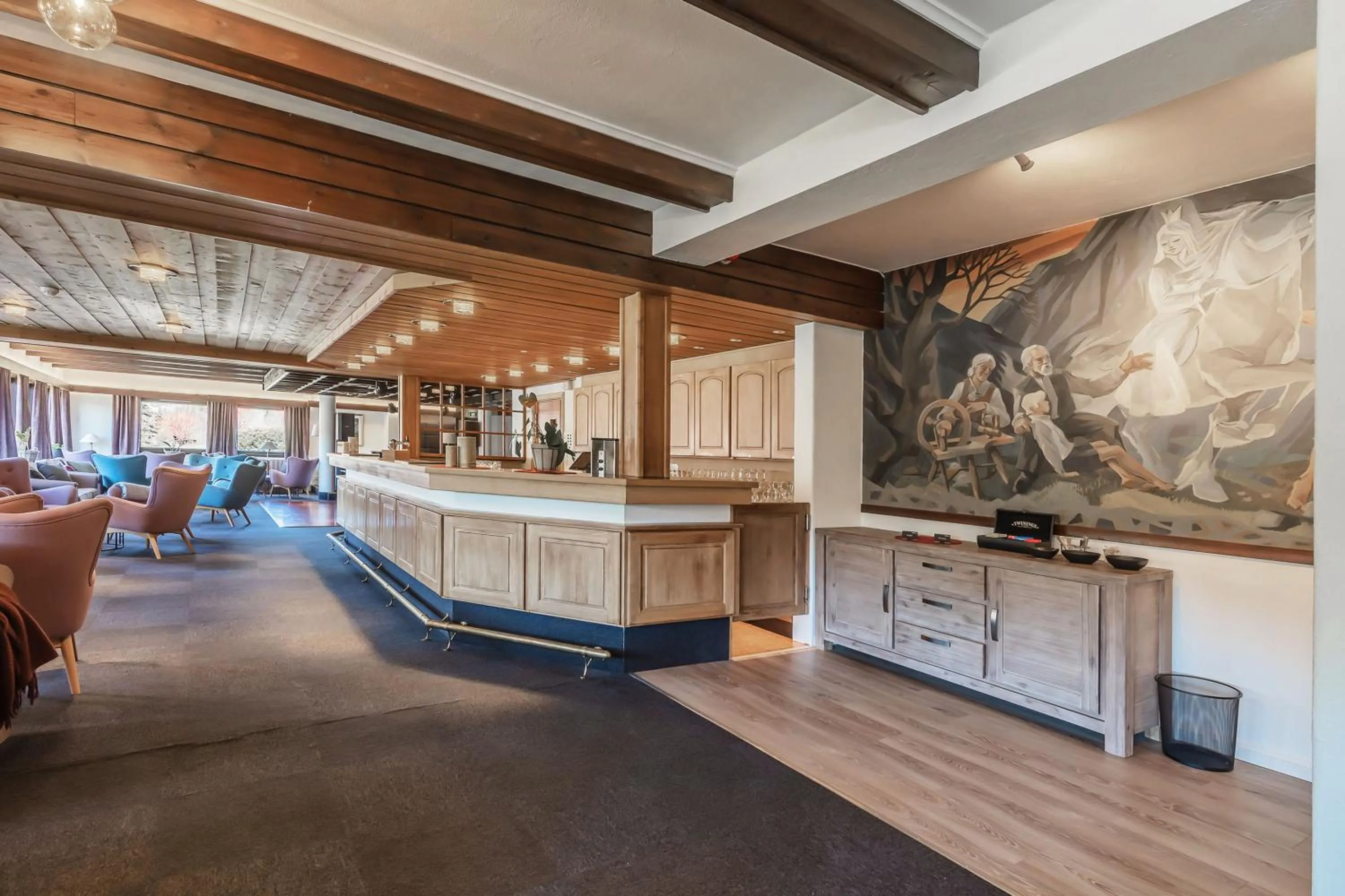 Lounge or bar in Morgedal Hotel Spa & Resort - Unike Hoteller