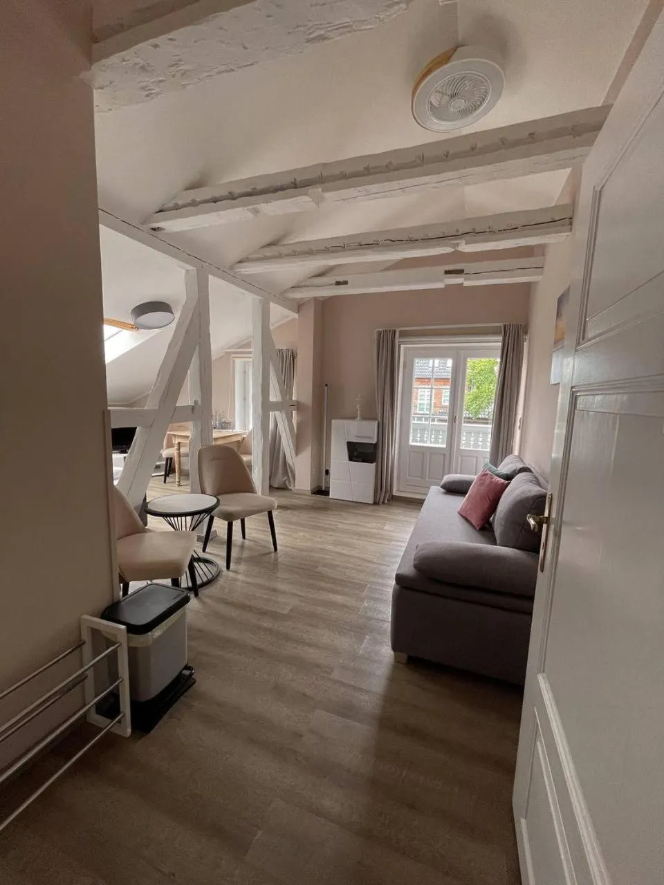 TV and multimedia, Bed in Villa Seebach