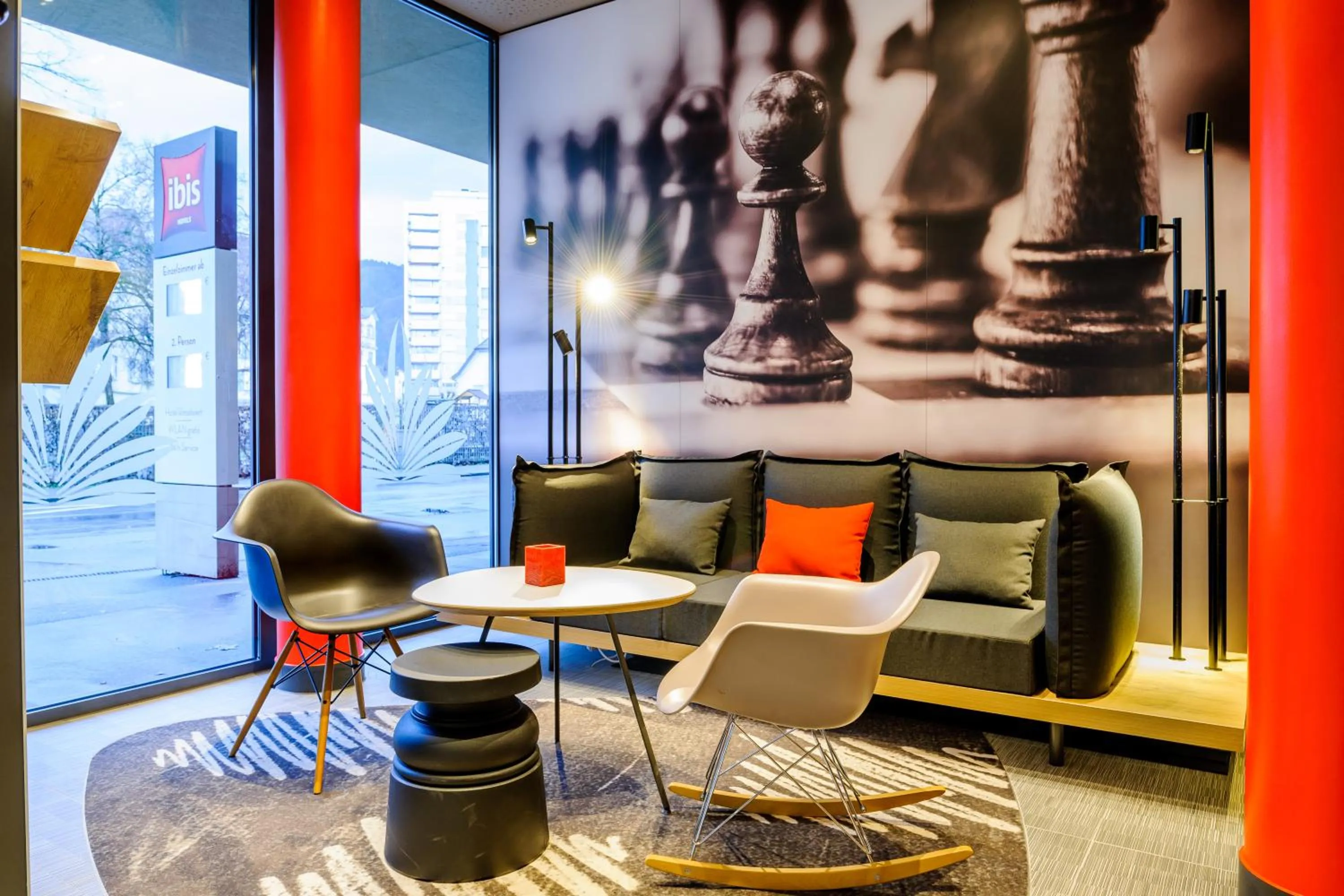 Lobby or reception in Hotel Ibis Bregenz