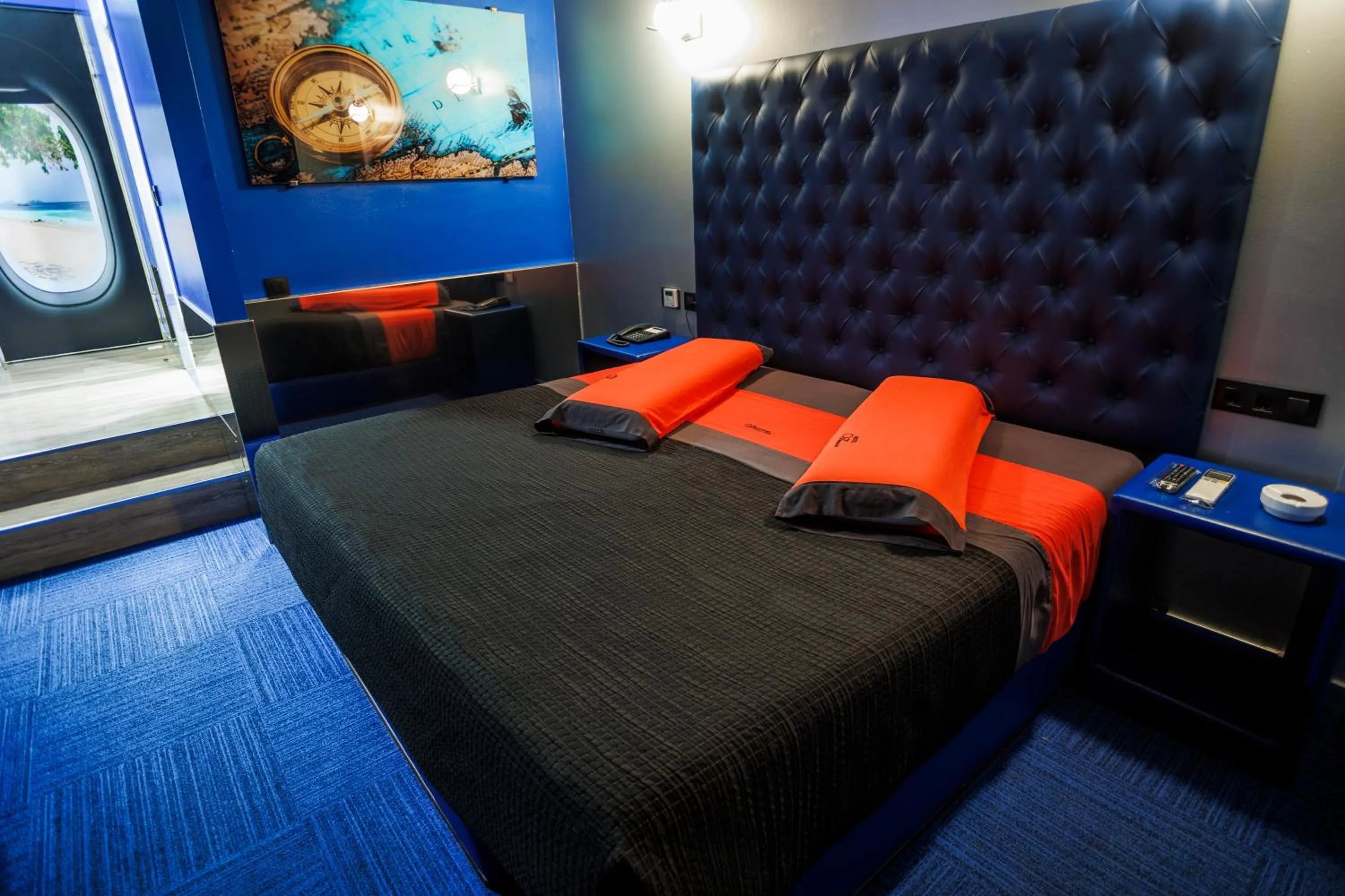 Bed in Motel Venus Santiago