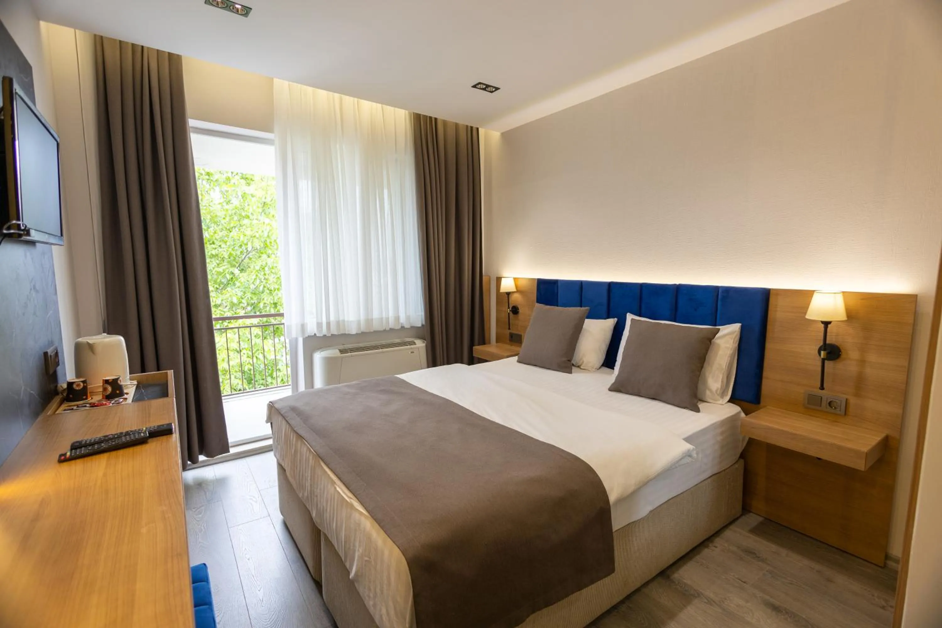 Bed in Ottoman Palace Hotel Edirne