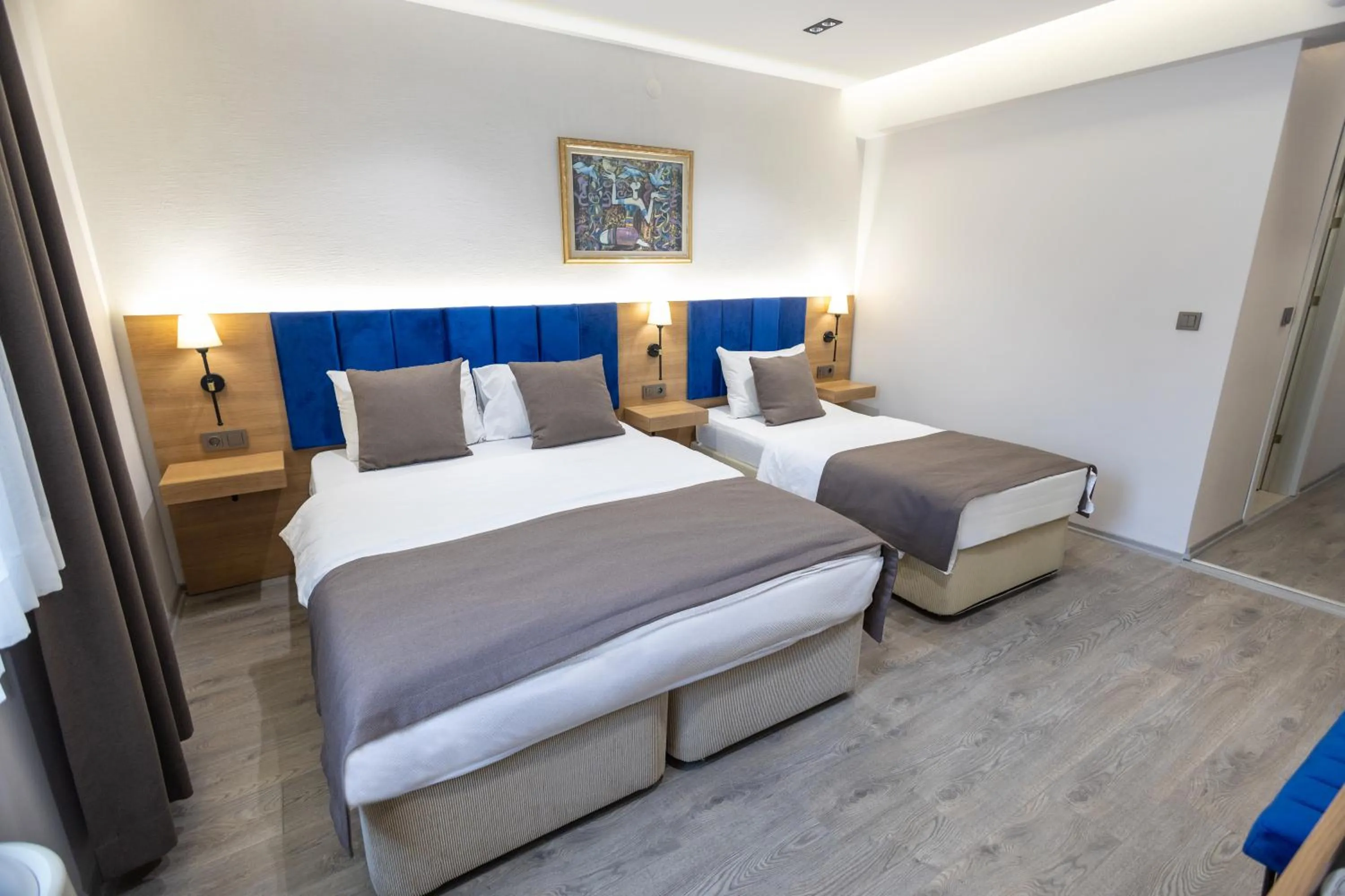 Bed in Ottoman Palace Hotel Edirne