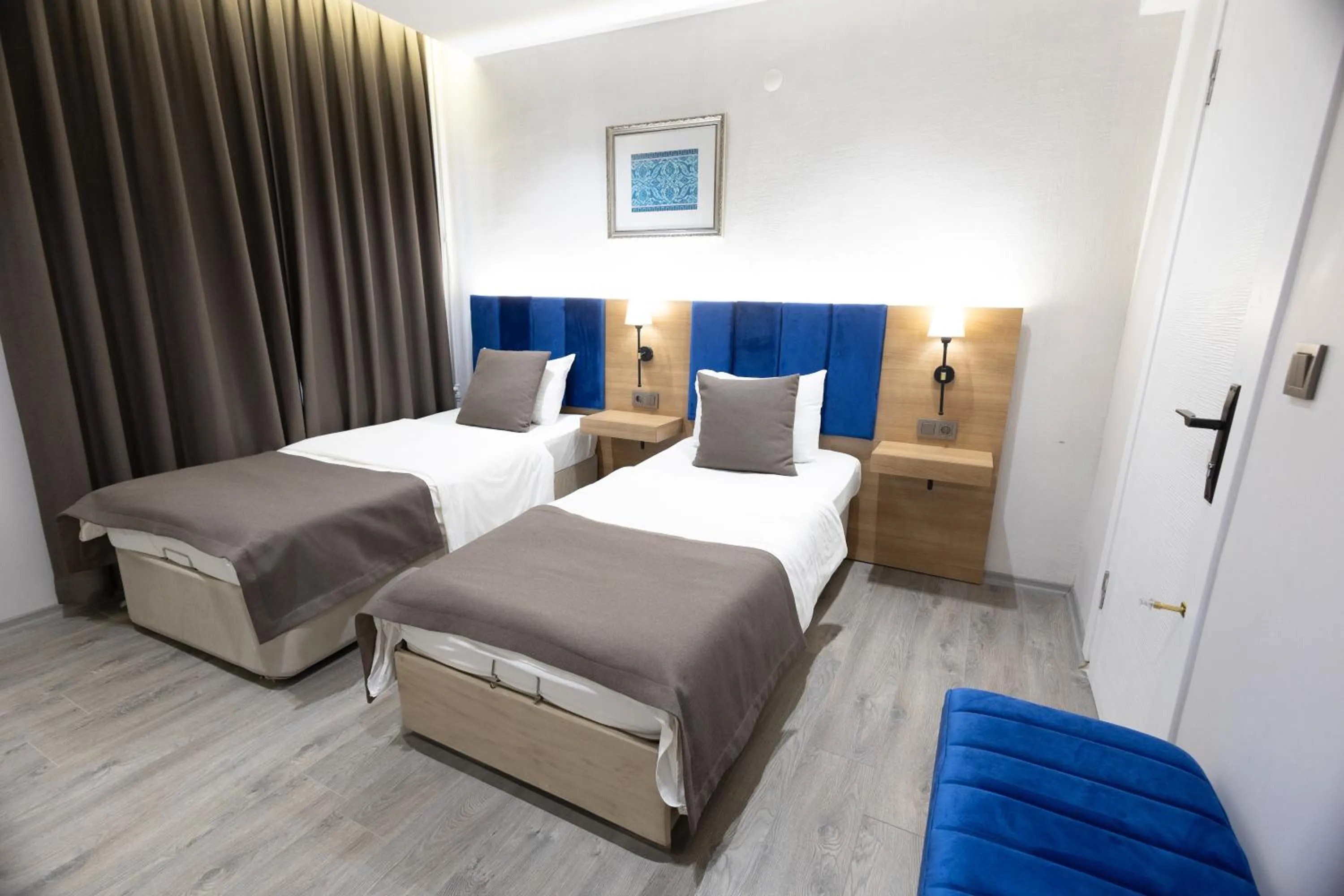 Bed in Ottoman Palace Hotel Edirne