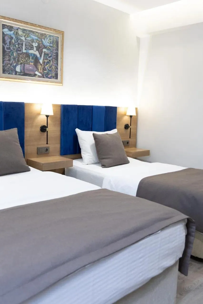 Bed in Ottoman Palace Hotel Edirne