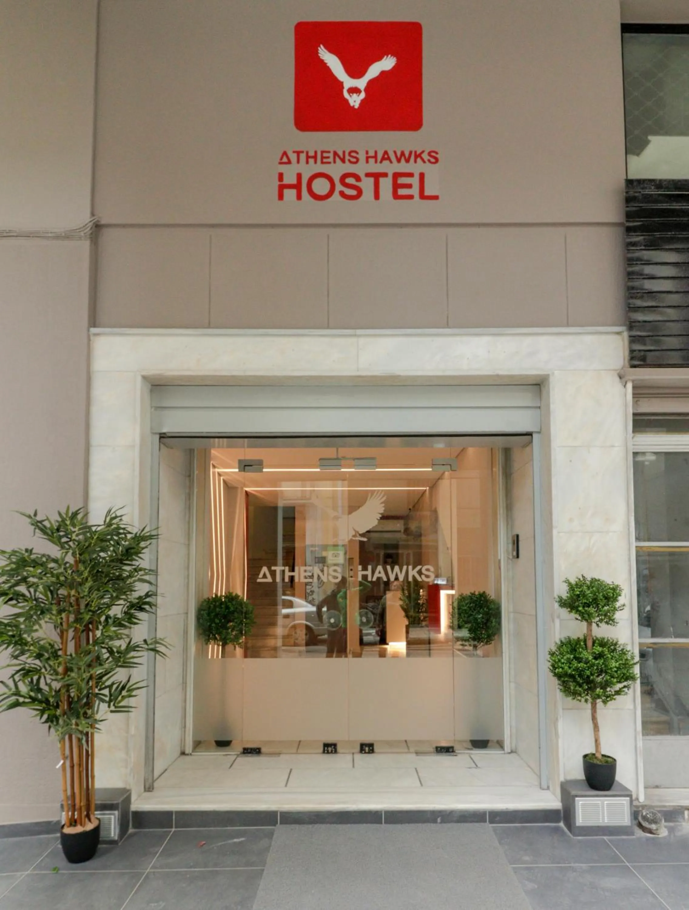 Facade/entrance in Athens Hawks