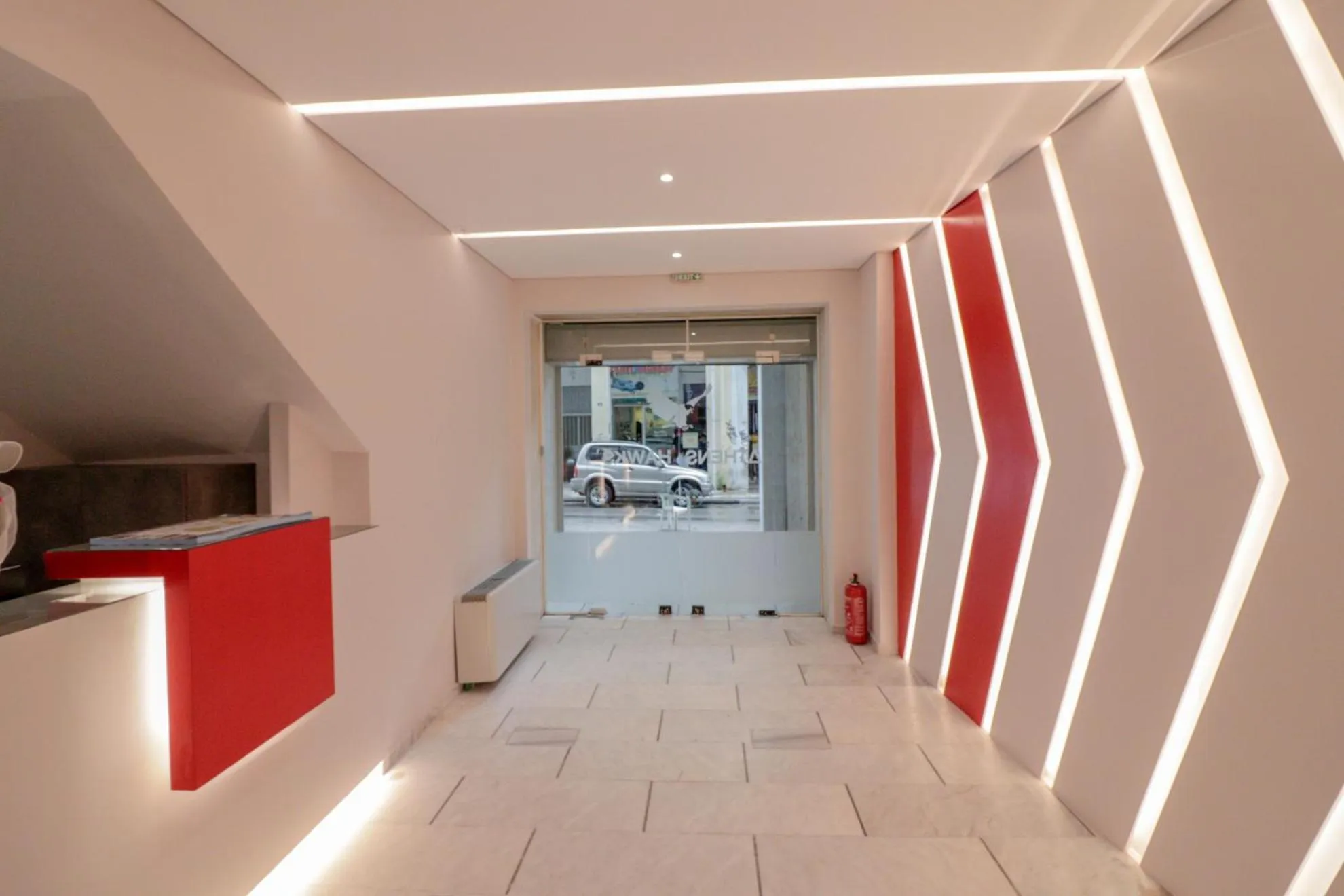 Lobby or reception in Athens Hawks