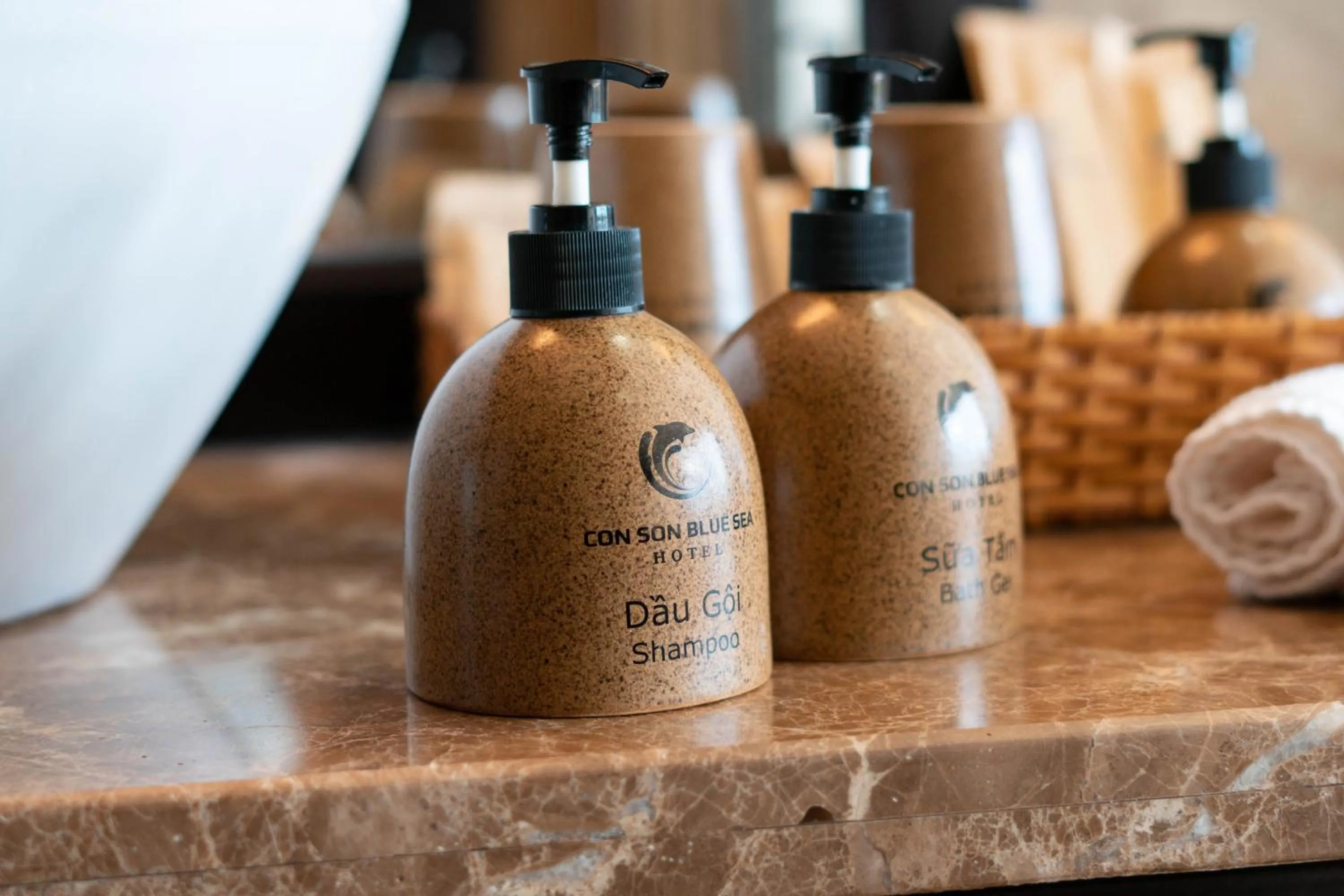 Shower in Con Son Blue Sea Hotel