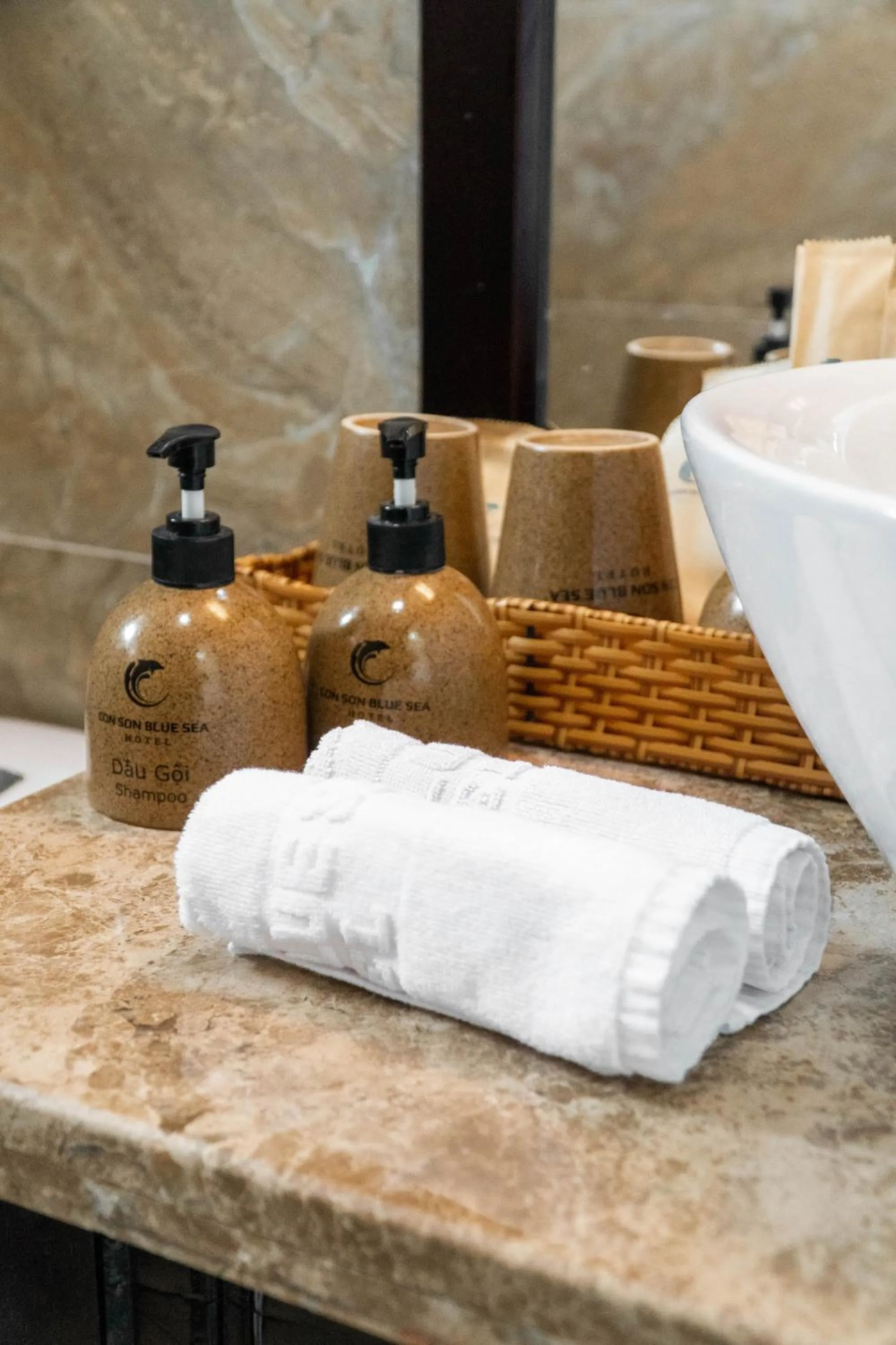 Bathroom in Con Son Blue Sea Hotel