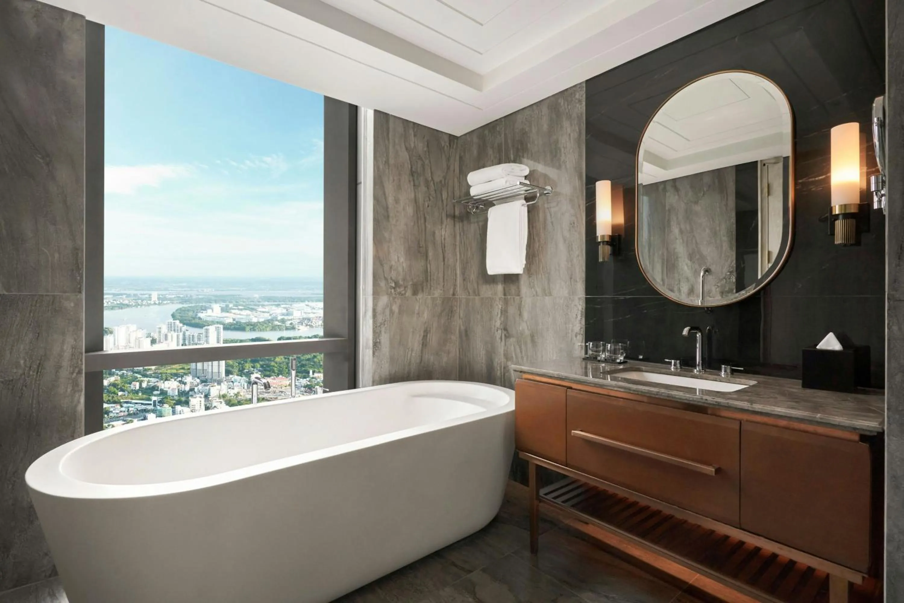 Bathroom in Vinpearl Landmark 81, Autograph Collection