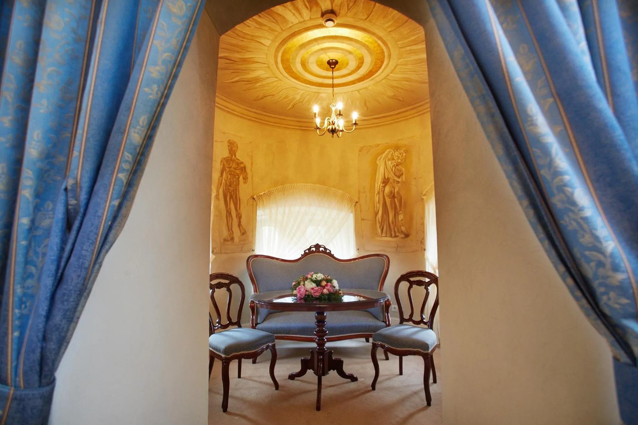 Living room in Pałac Wojanów