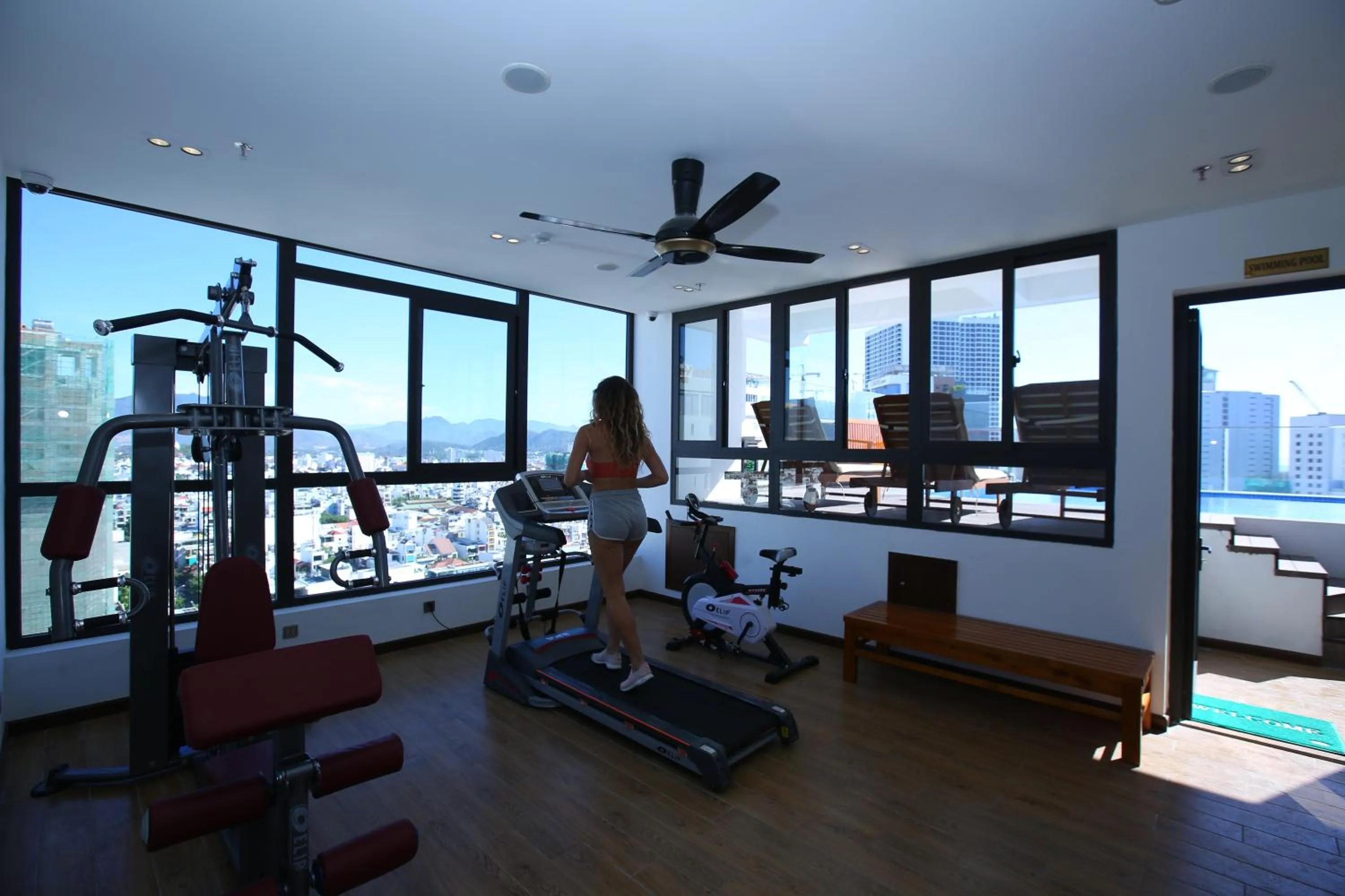Fitness centre/facilities in Aloha Hotel Nha Trang