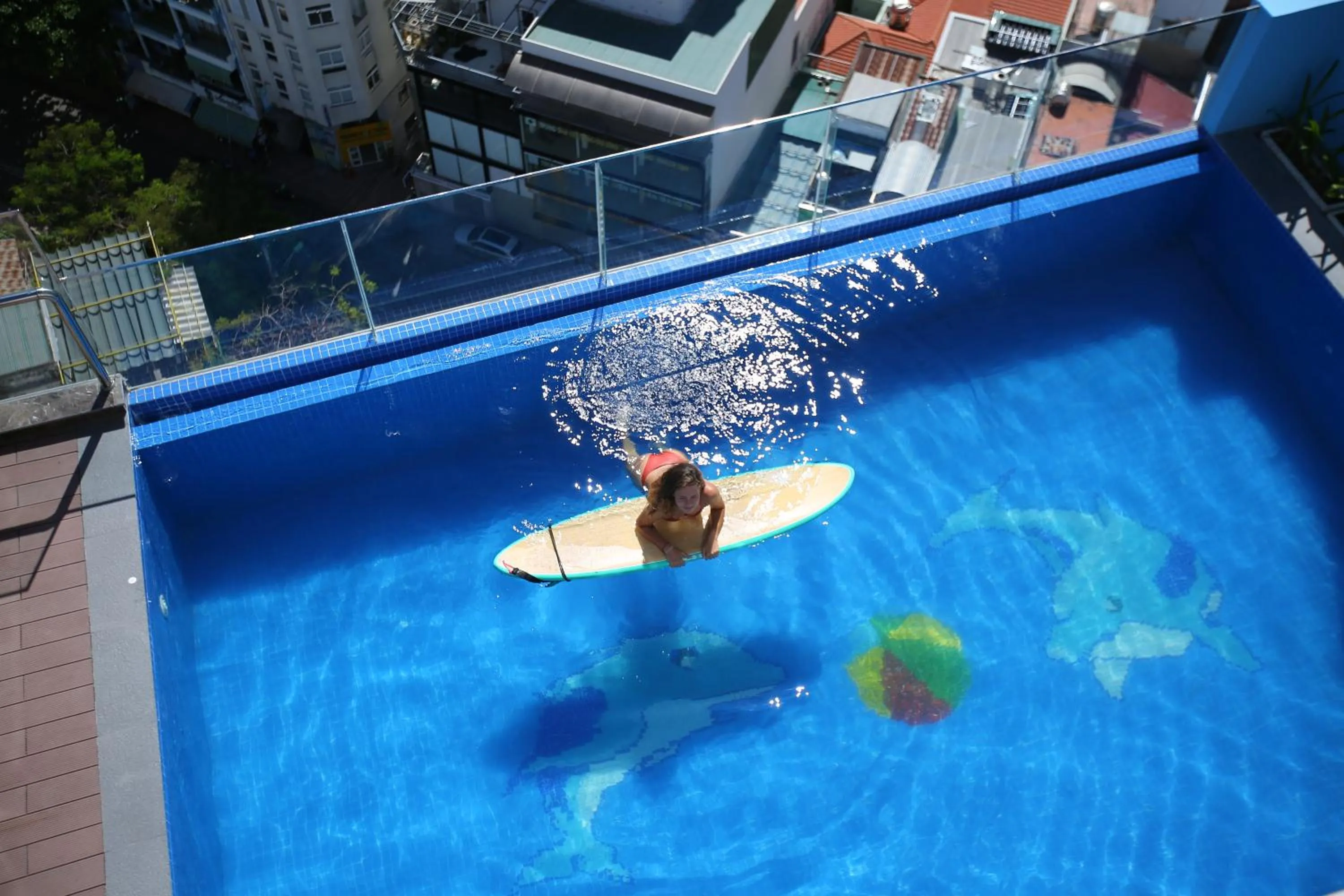 Pool view in Aloha Hotel Nha Trang