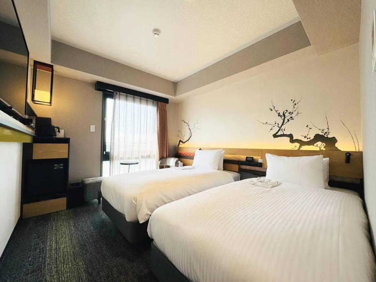 Bed in Shizutetsu Hotel Prezio Kyoto Karasumaoike