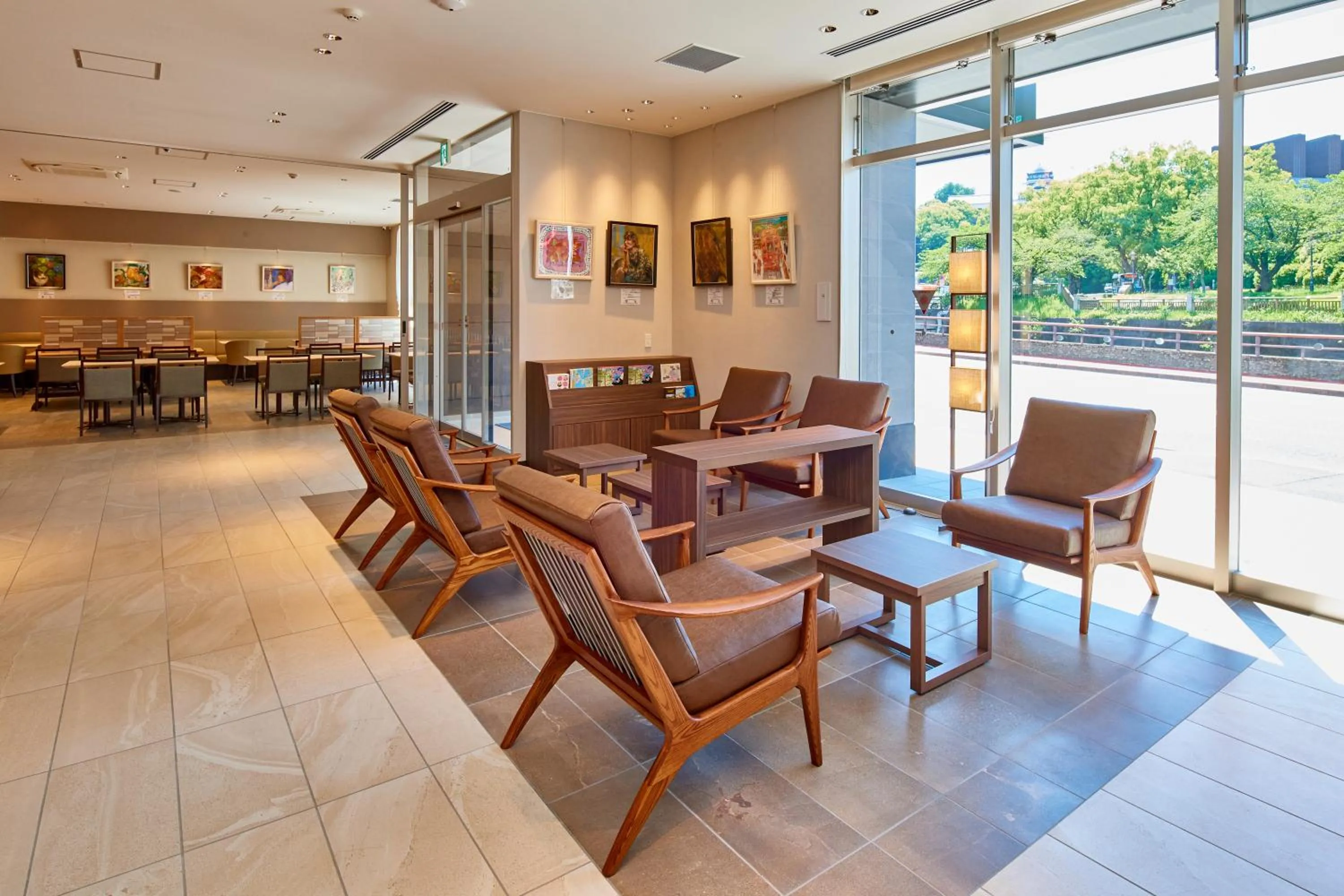 Lobby or reception in &and COMFY HOTEL Kumamoto Jo View