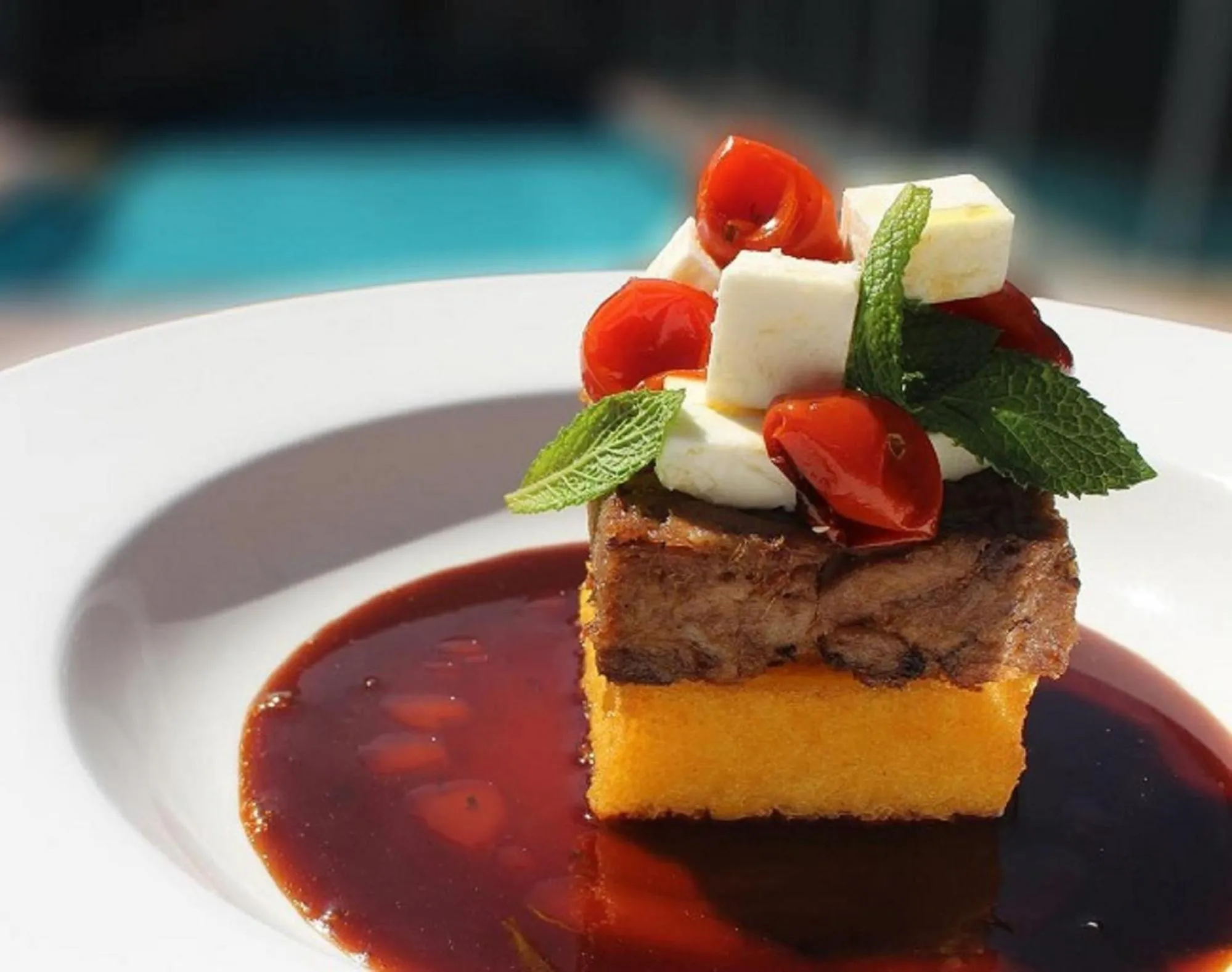 Food close-up in Heathcote Inn