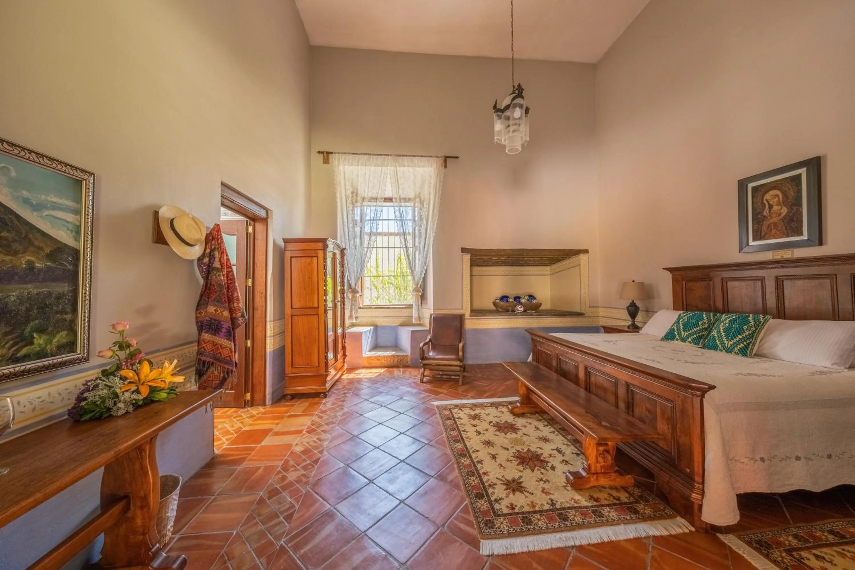 Bedroom, Bed in Hacienda Labor de Rivera Hotel Boutique & Eventos