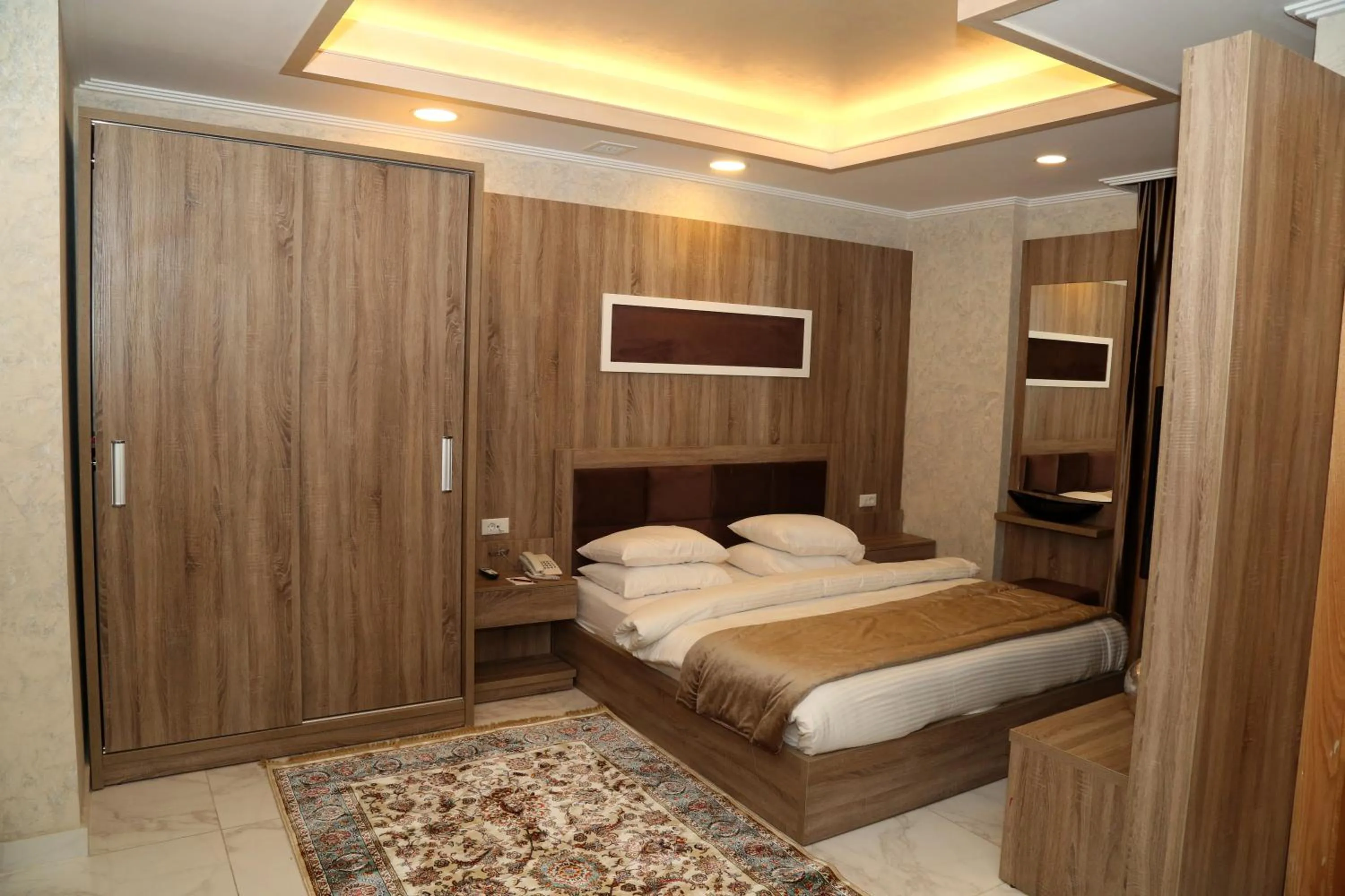 Bed in Pearl of Beirut Hotel & Spa