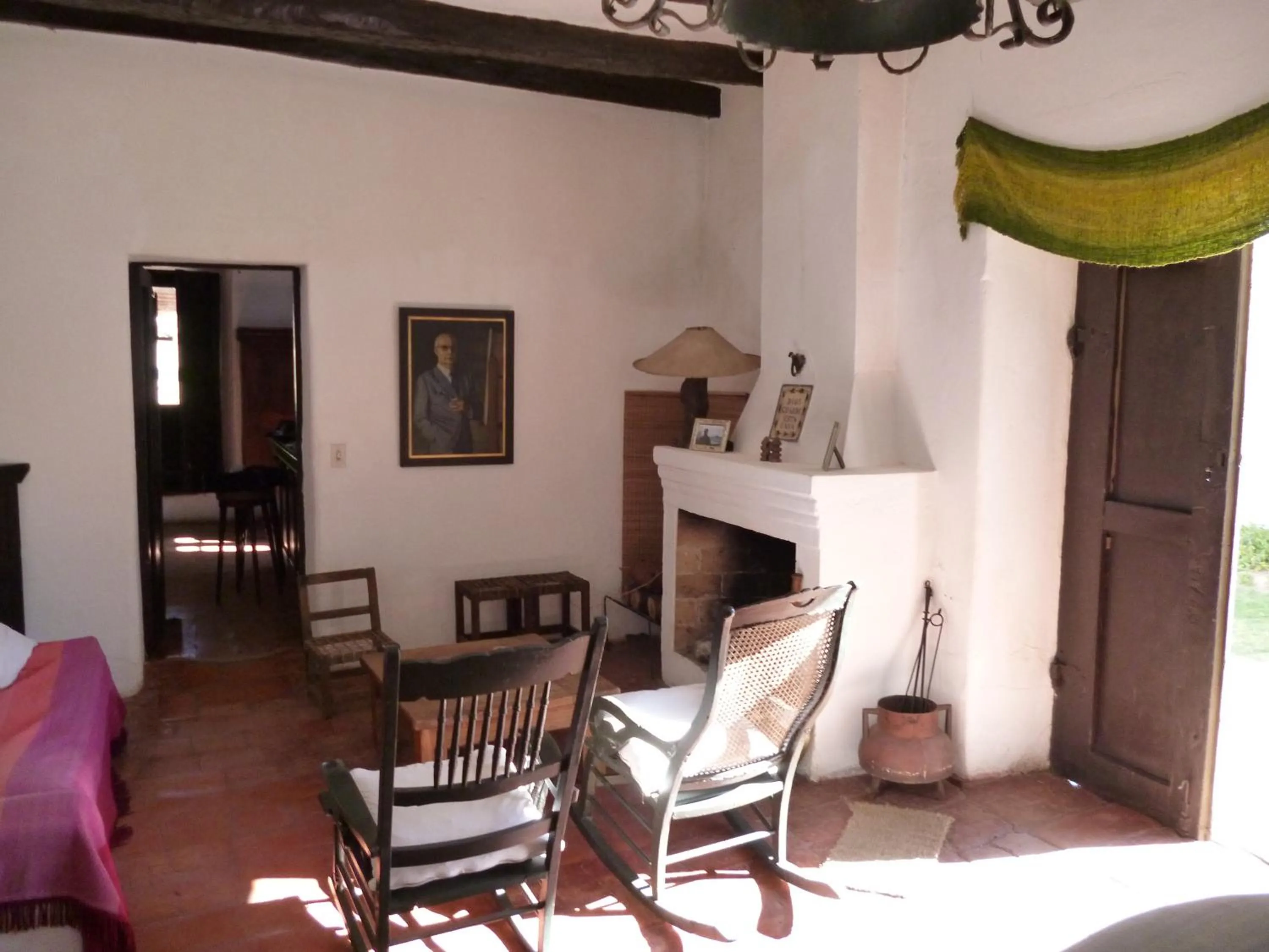 Seating area in Estancia Las Tacanas