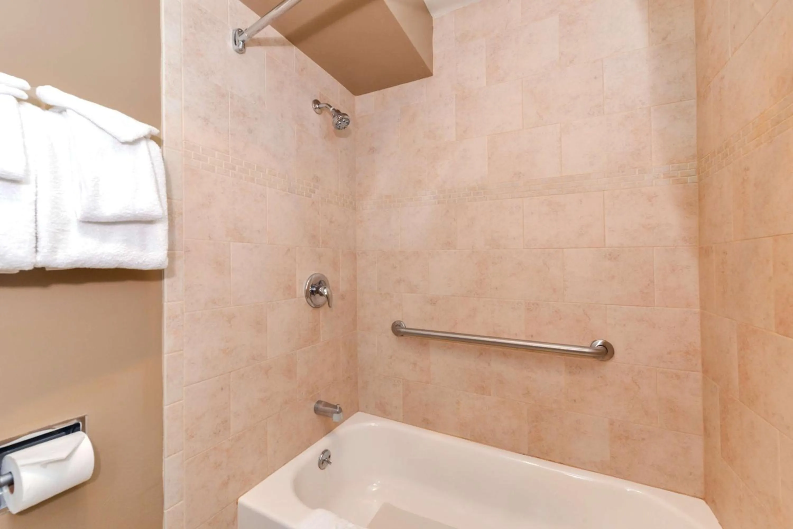 Bathroom in Svendsgaard's Lodge- Americas Best Value Inn & Suites