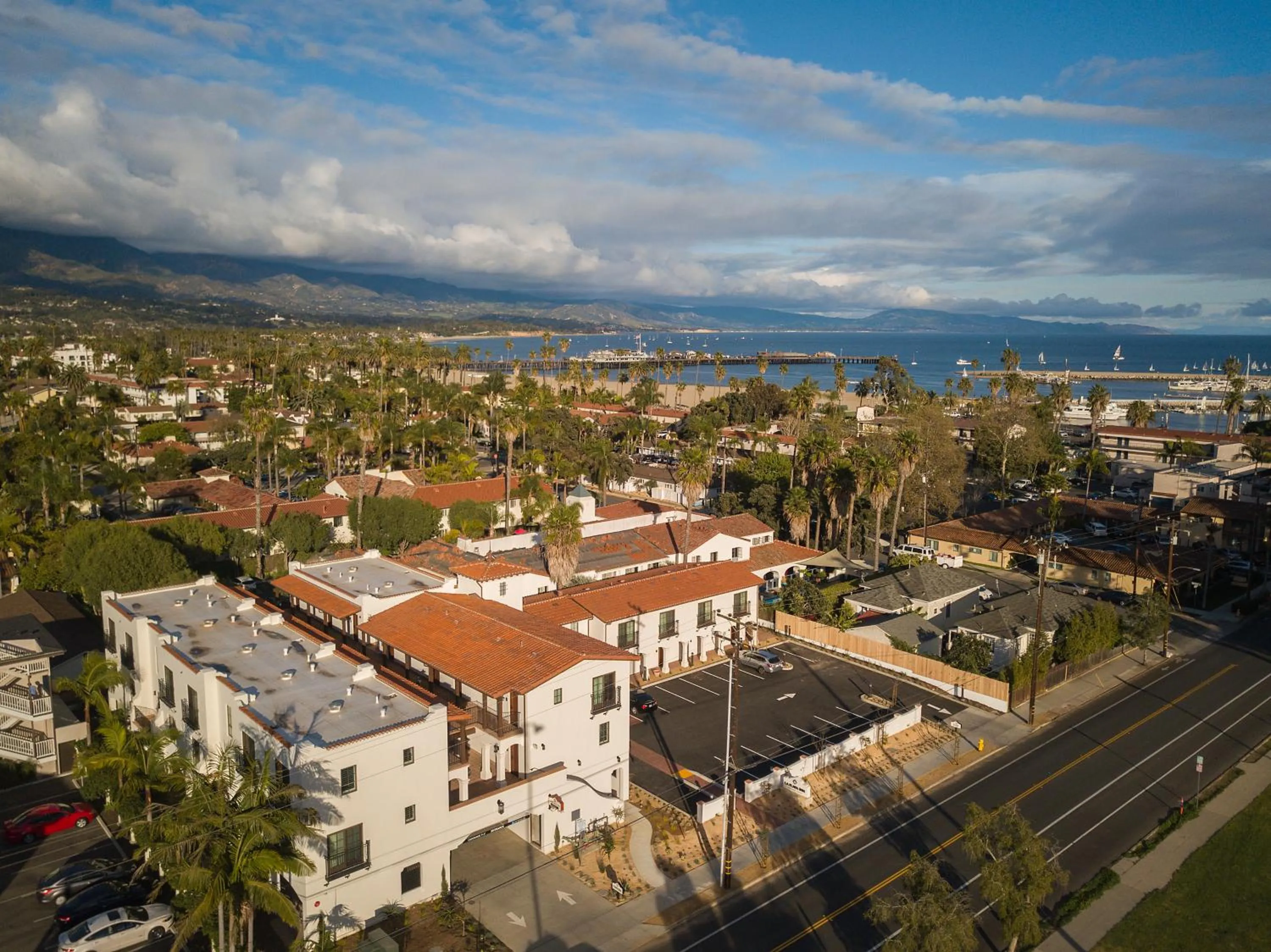 Bird's eye view in La Playa Inn Santa Barbara