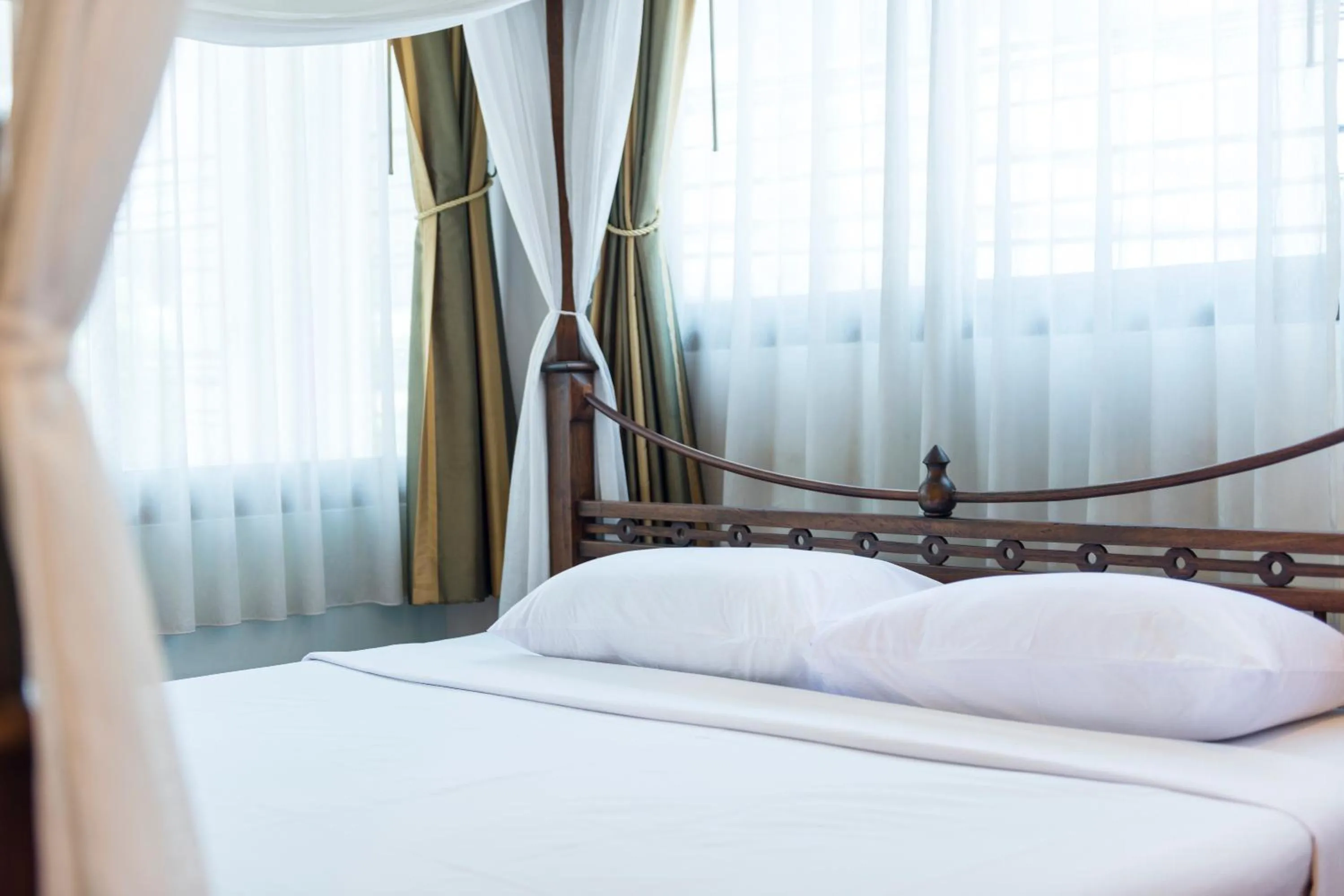 Bed in The Best Bangkok House