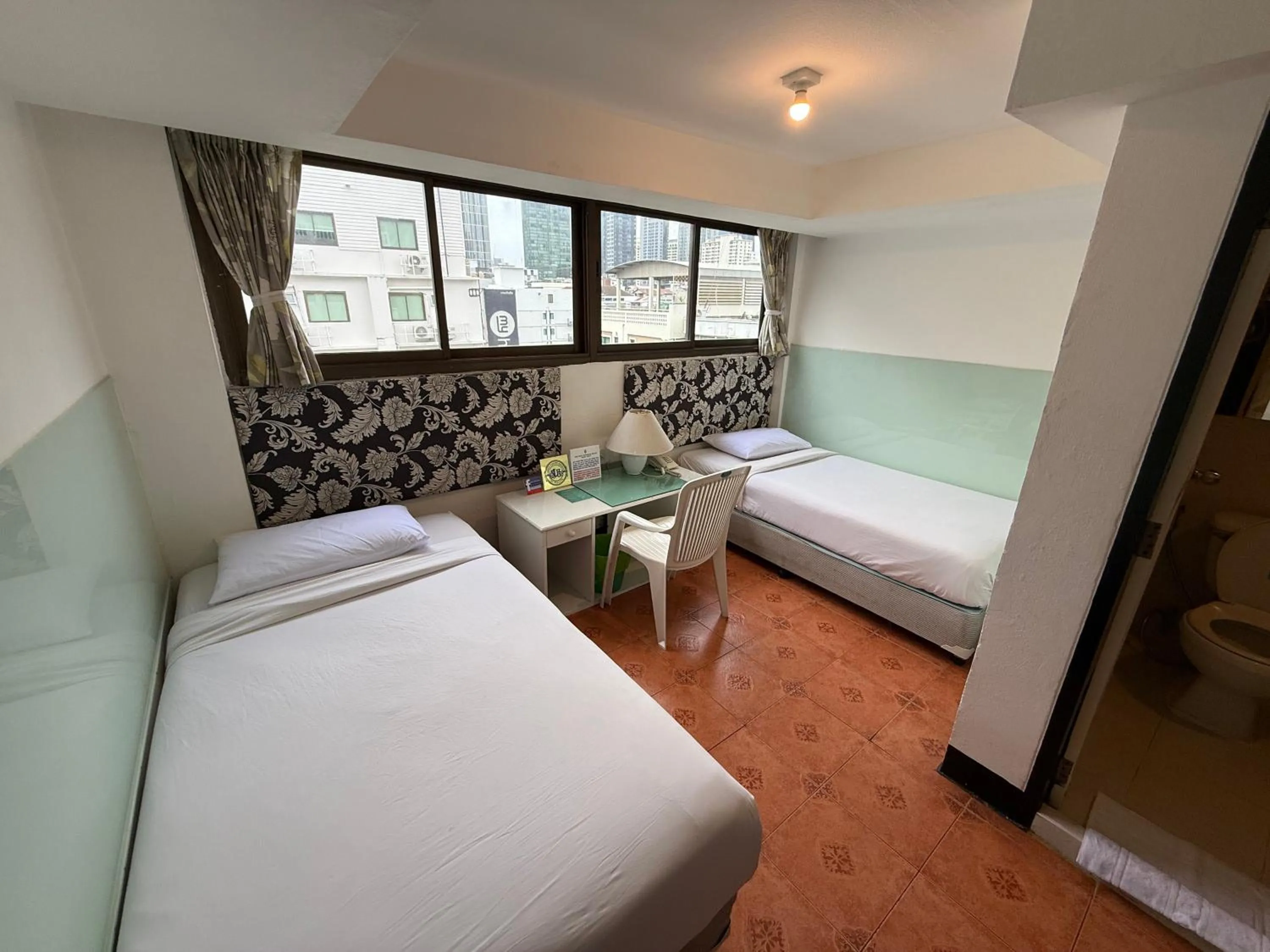 Bed in The Best Bangkok House