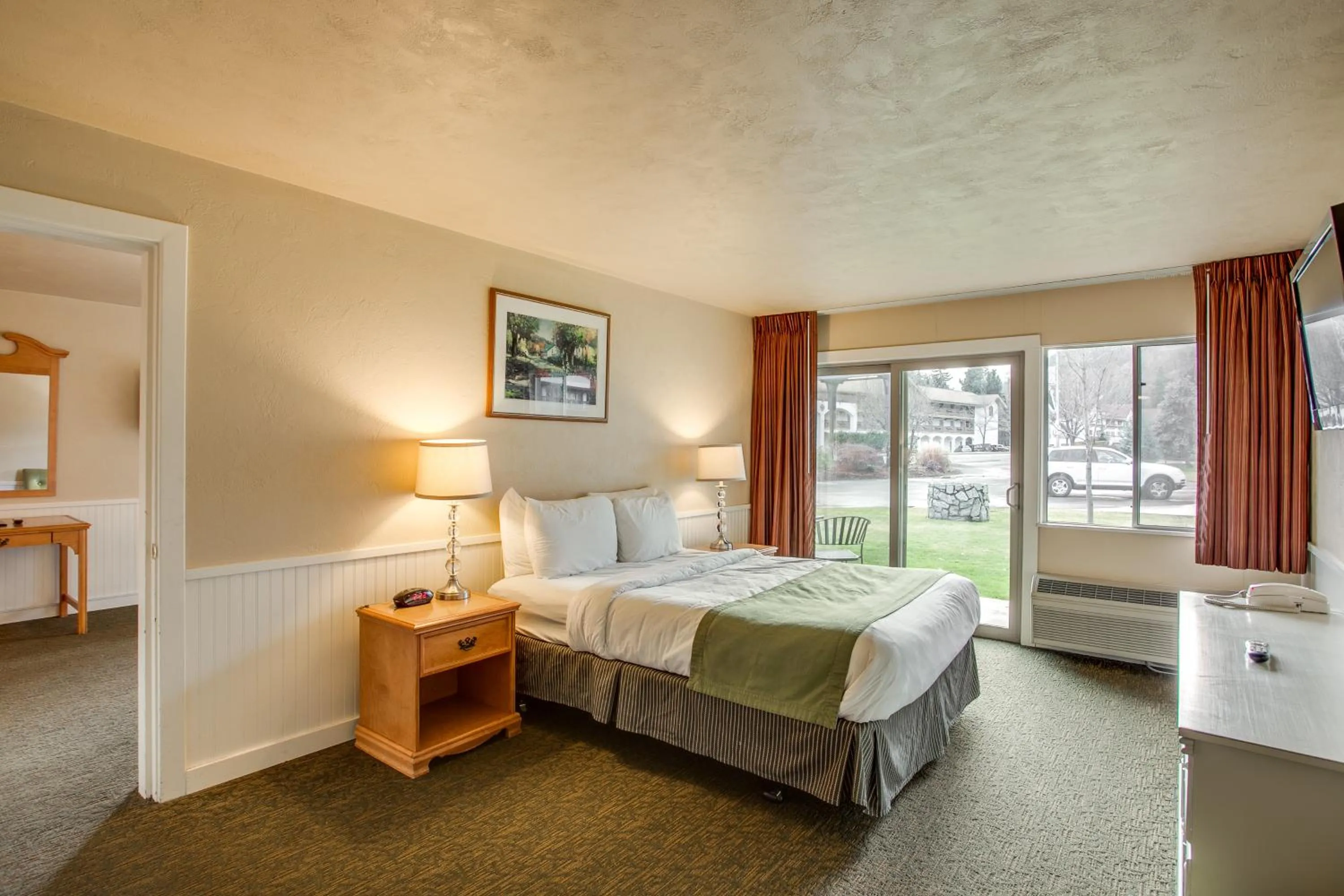 Bed in Der Ritterhof Inn