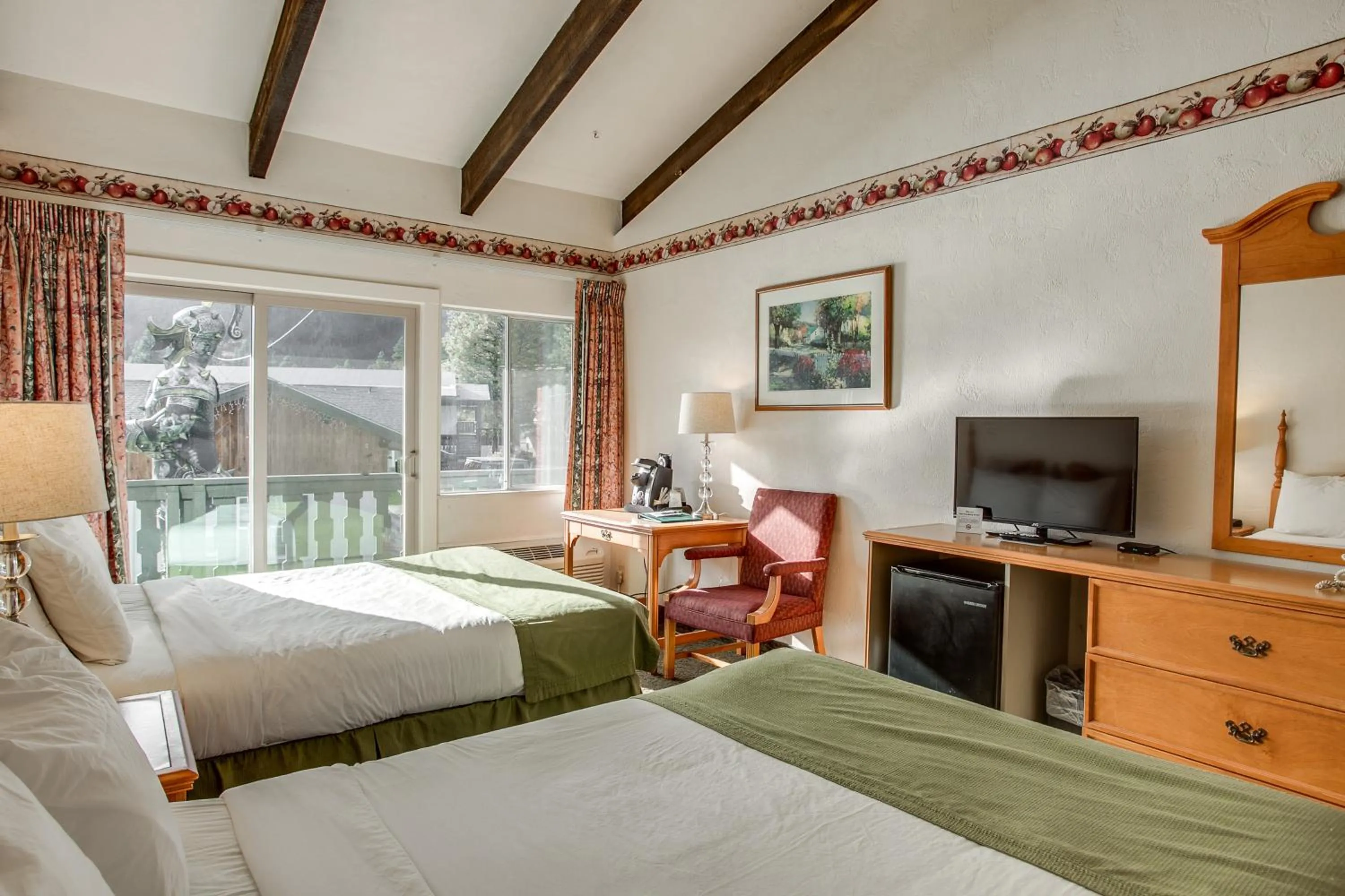 Bed in Der Ritterhof Inn