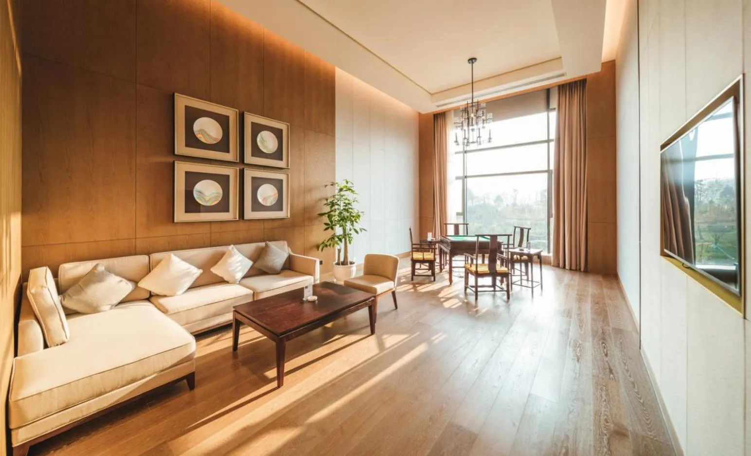 Seating area in Le Meridien Emei Mountain Resort