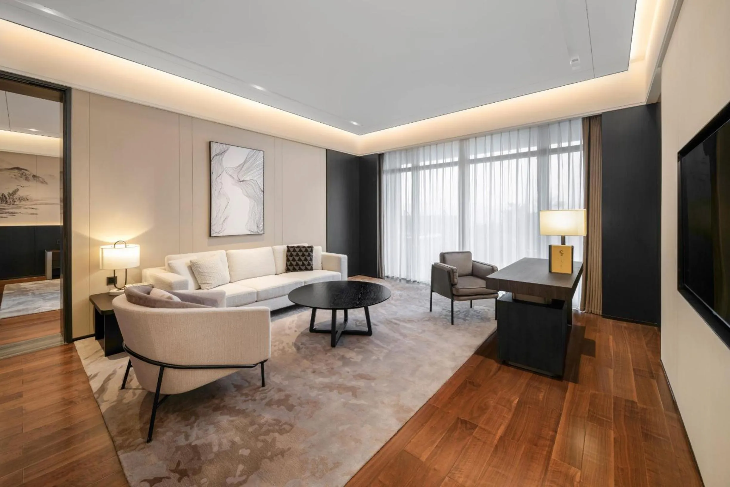 Seating area in Le Meridien Emei Mountain Resort