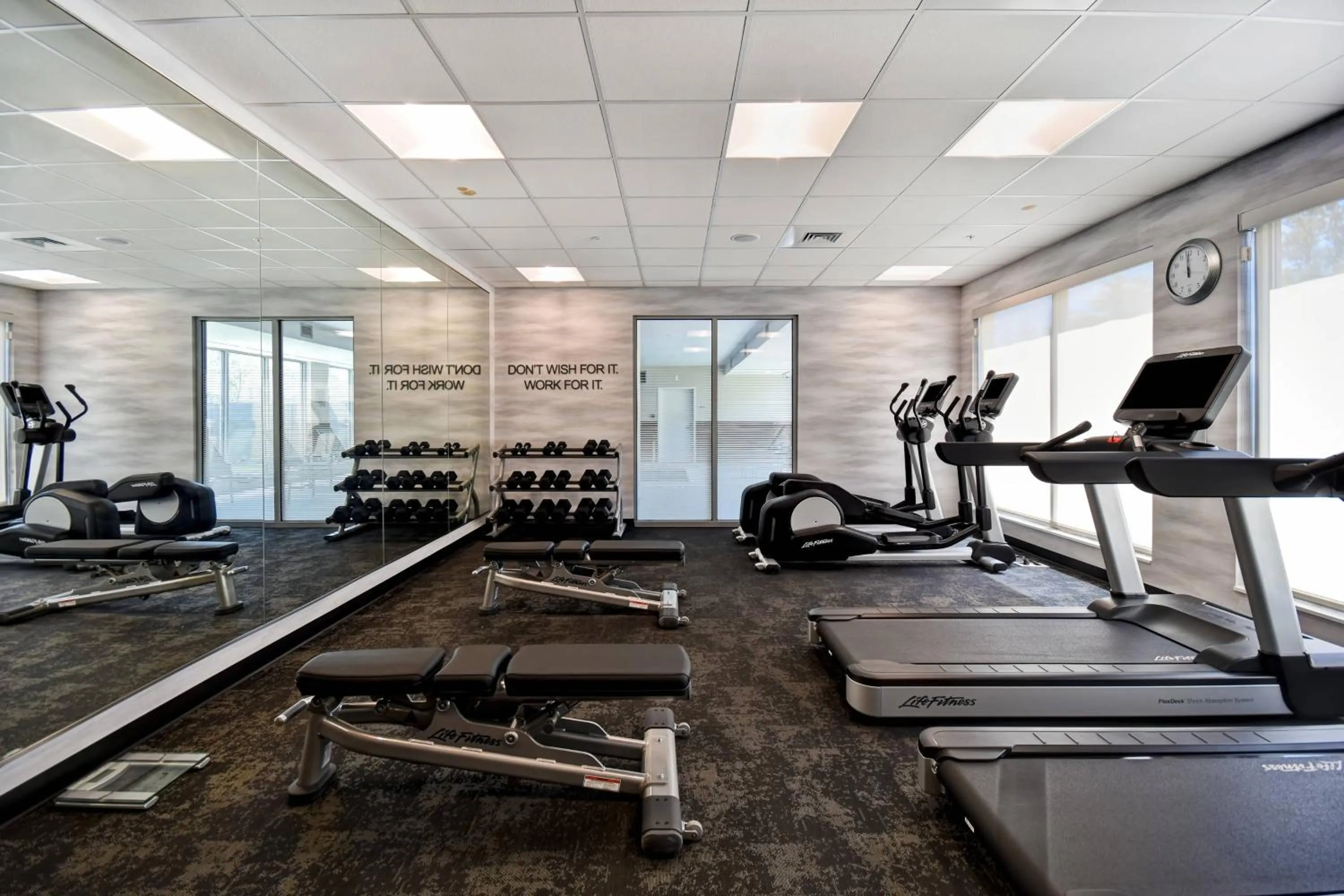 Fitness centre/facilities in Fairfield Inn & Suites by Marriott Plymouth