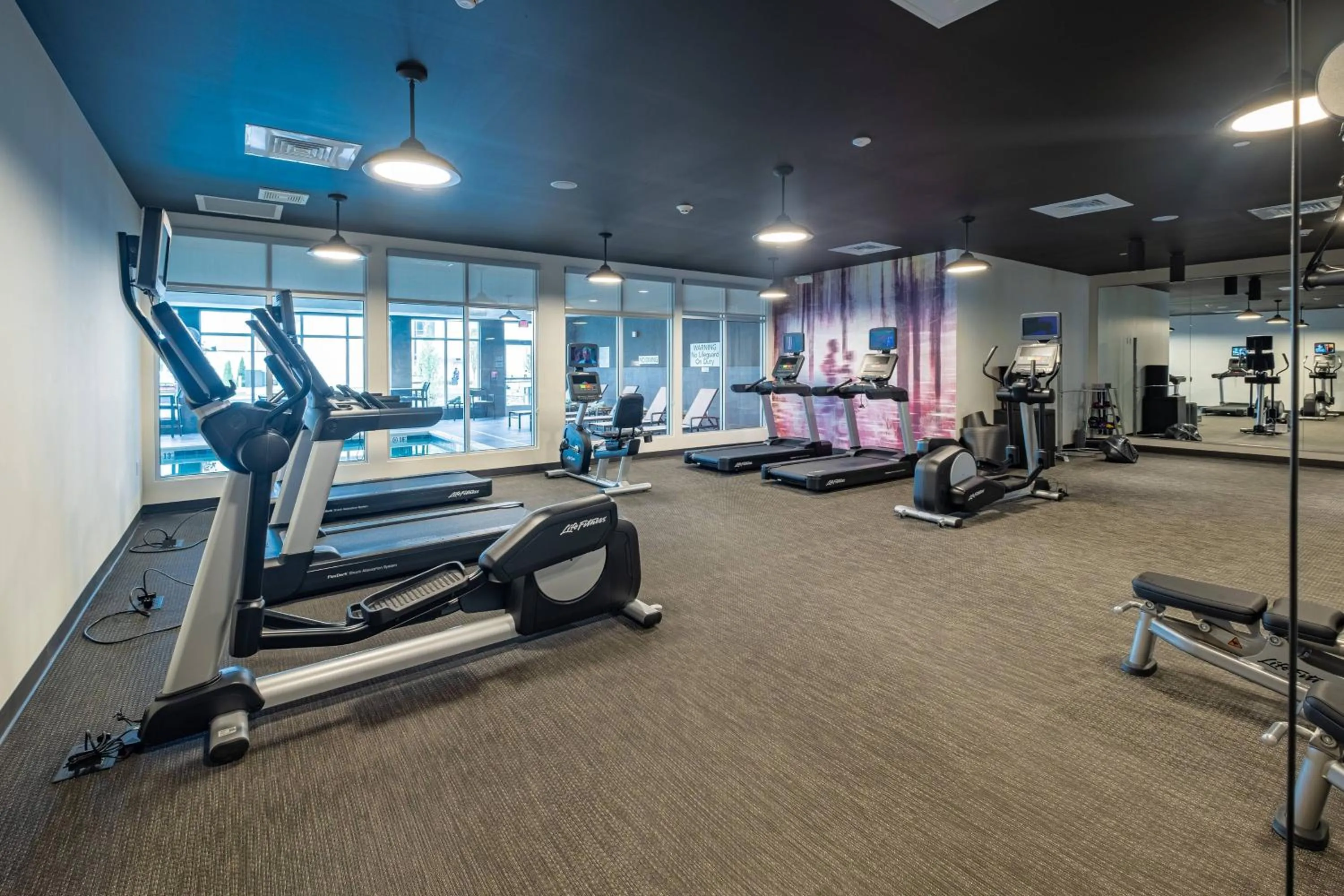 Fitness centre/facilities in Courtyard by Marriott Toledo West